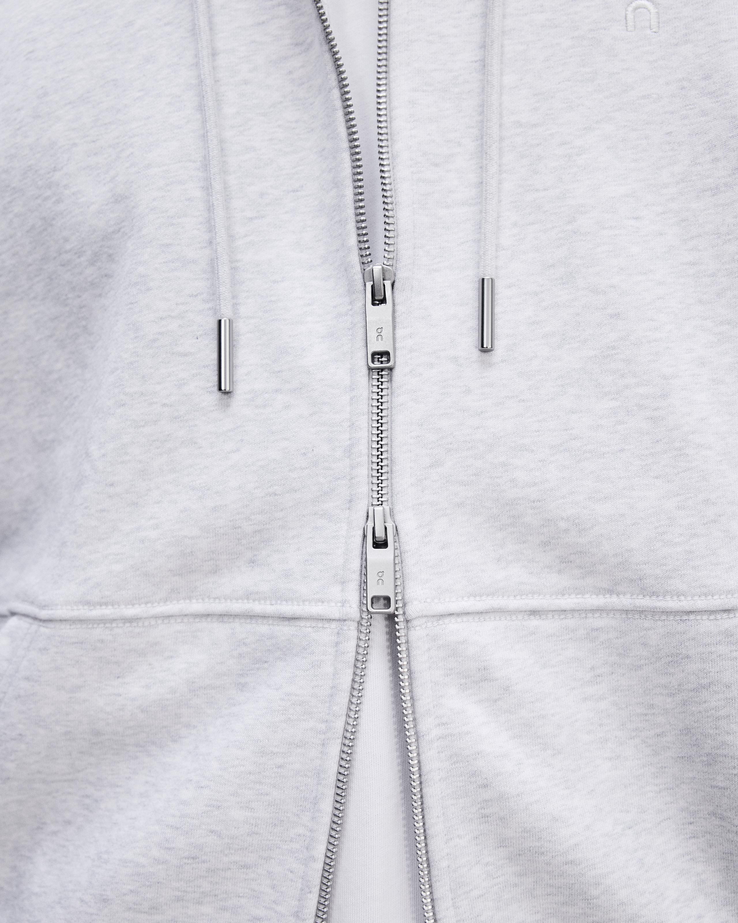 Мужская толстовка On Club Collective Full Zip Hoodie, серо-коричневый Crater — фото 6