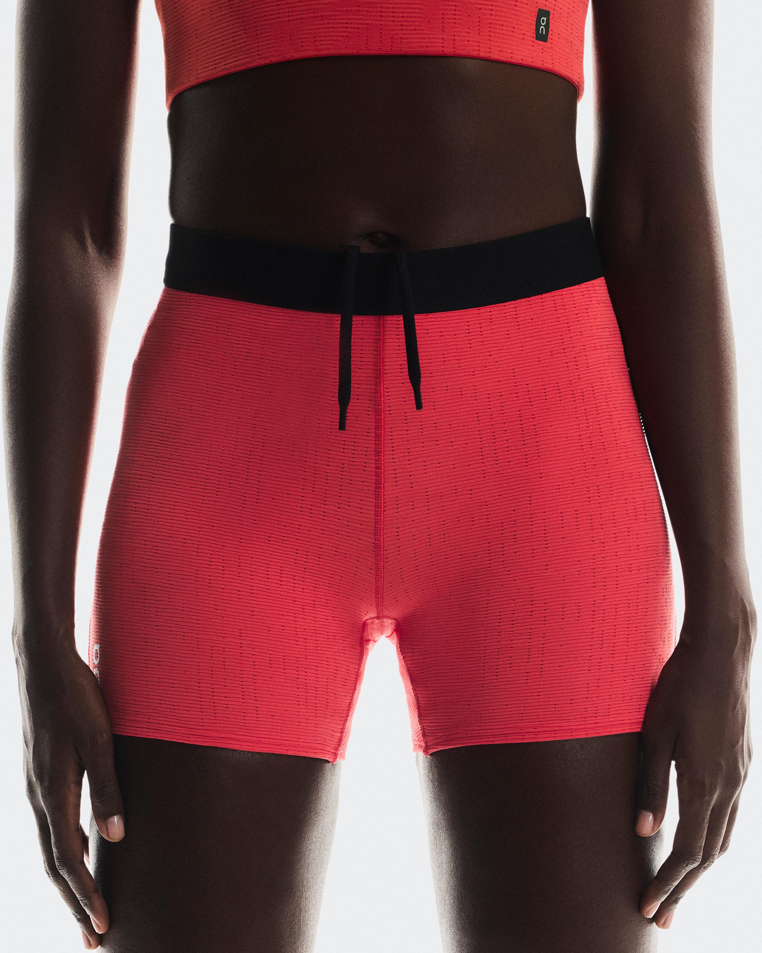 Женские тайтсы On Pace Tights Short, Red — фото 6