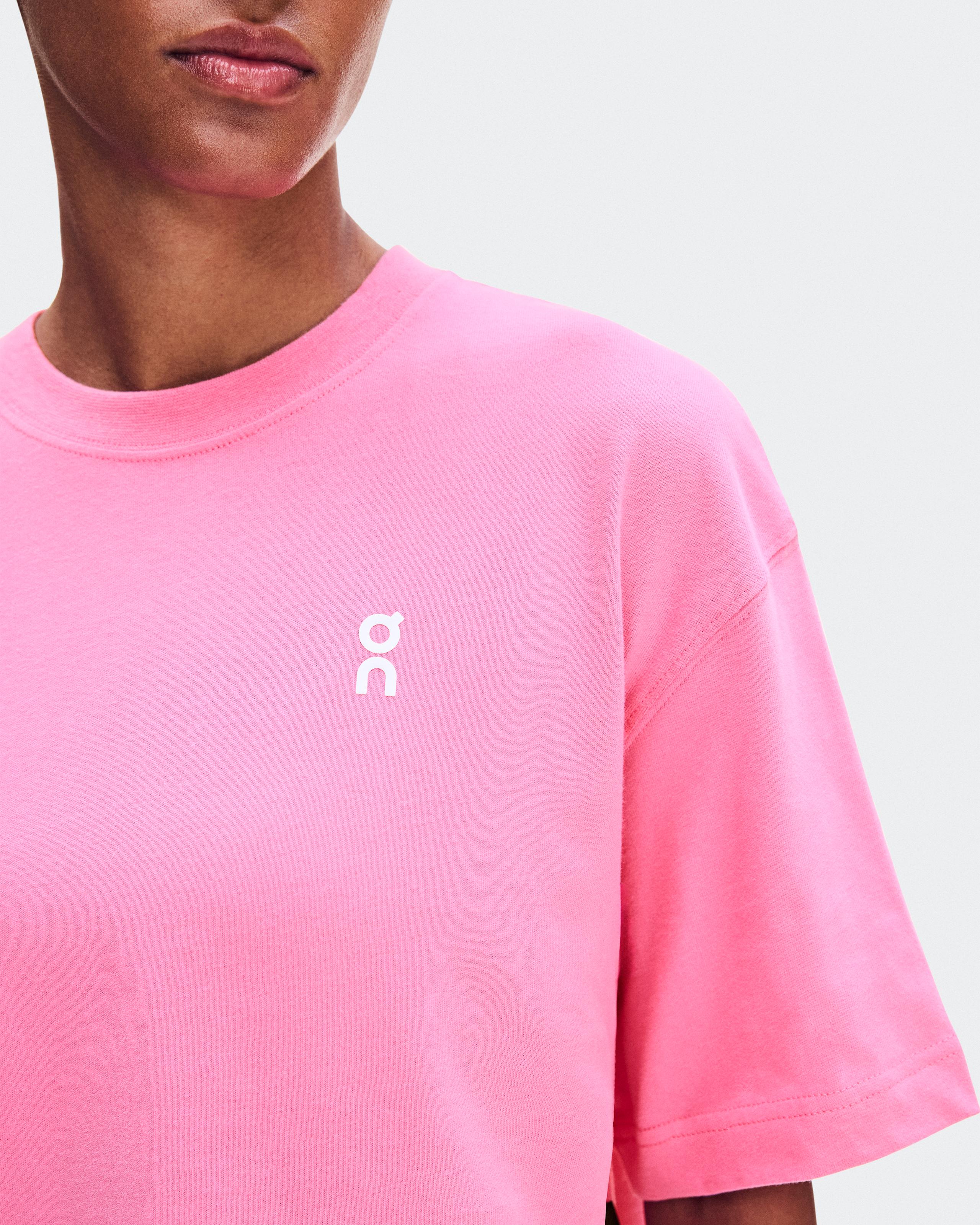 Женская футболка On Club Boxy-T, розовый Bubblegum — фото 2
