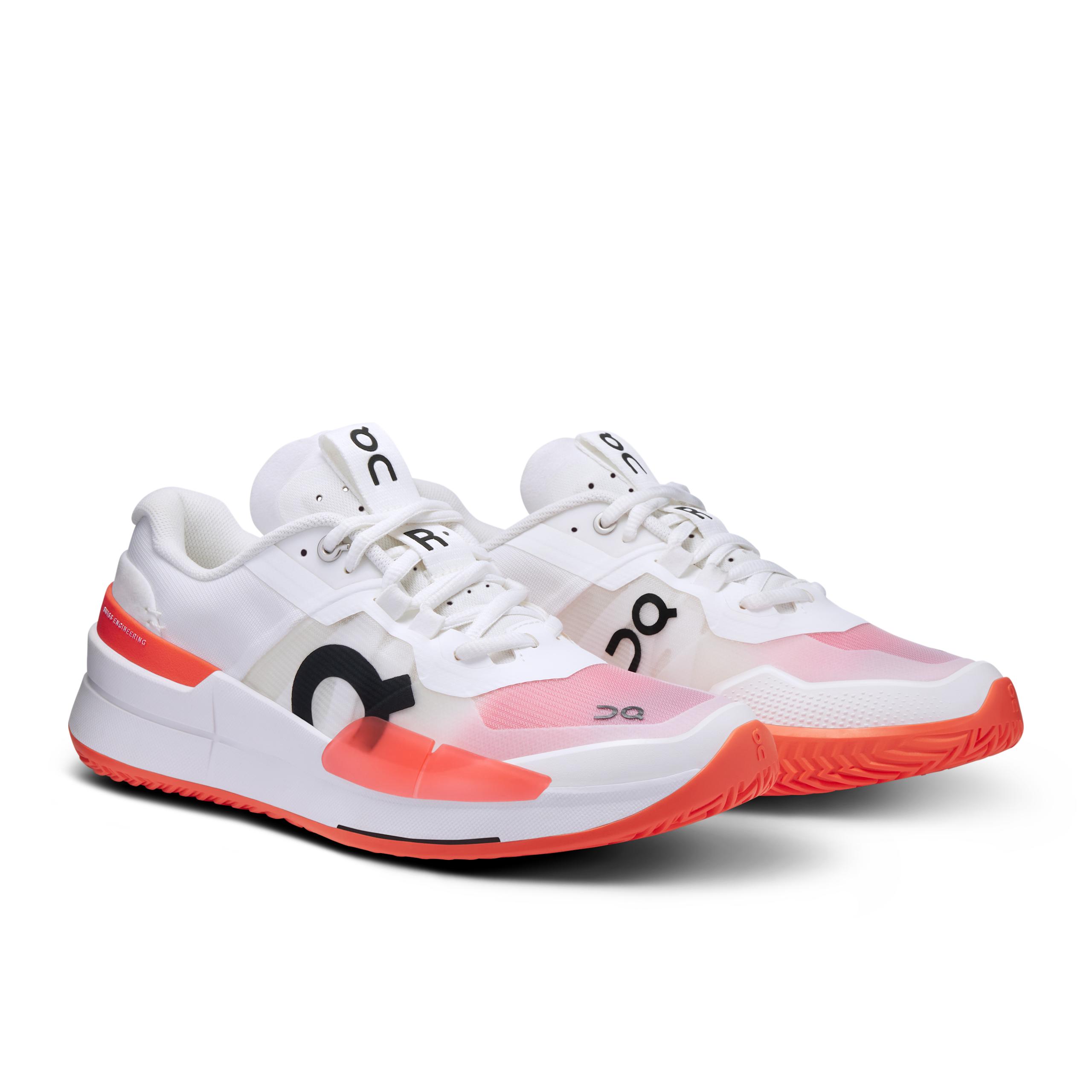 Женские кроссовки On THE ROGER Pro 2, White / Flame — фото 6