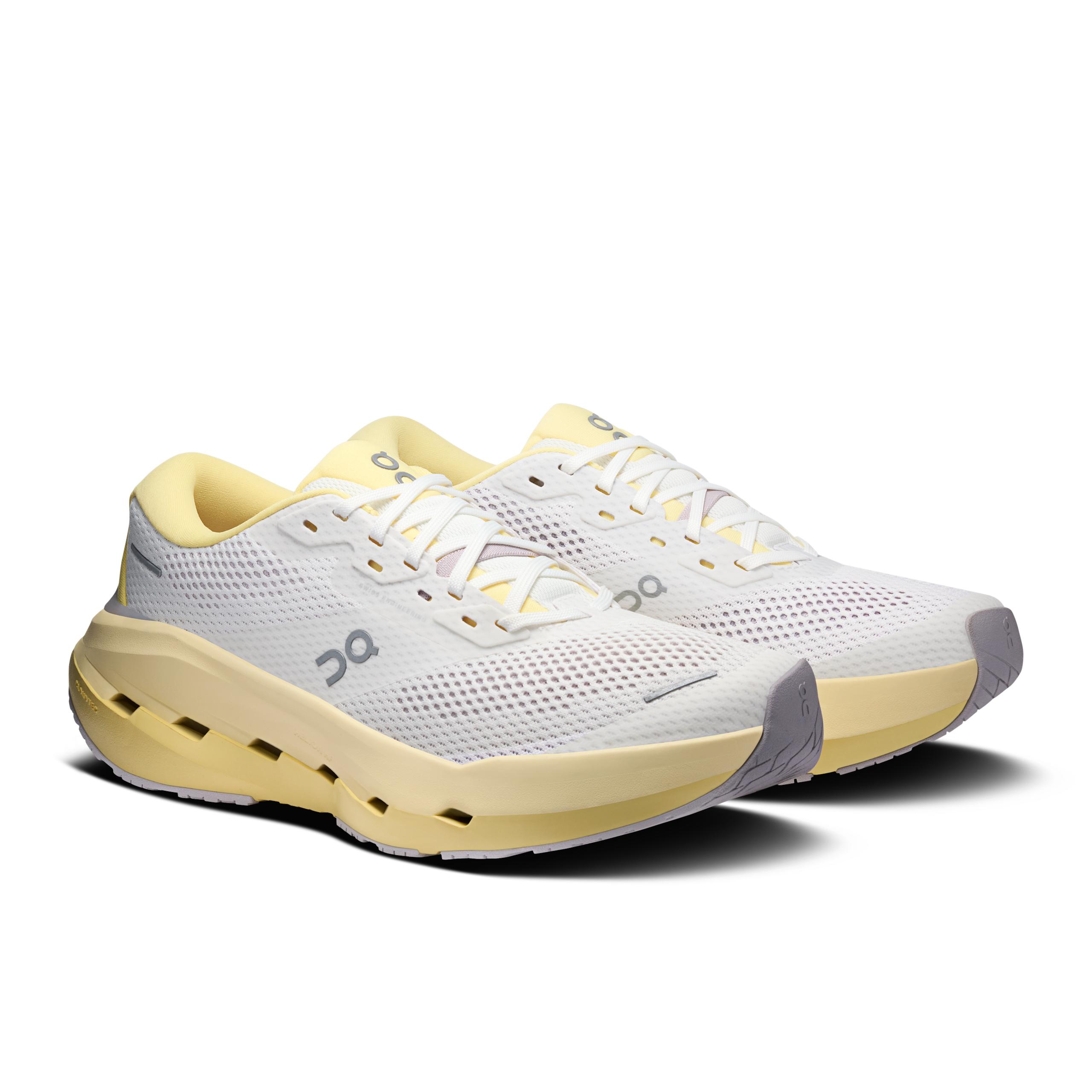Кроссовки On Cloudrunner 3 Max, молочно-белые с горчичным — фото 6