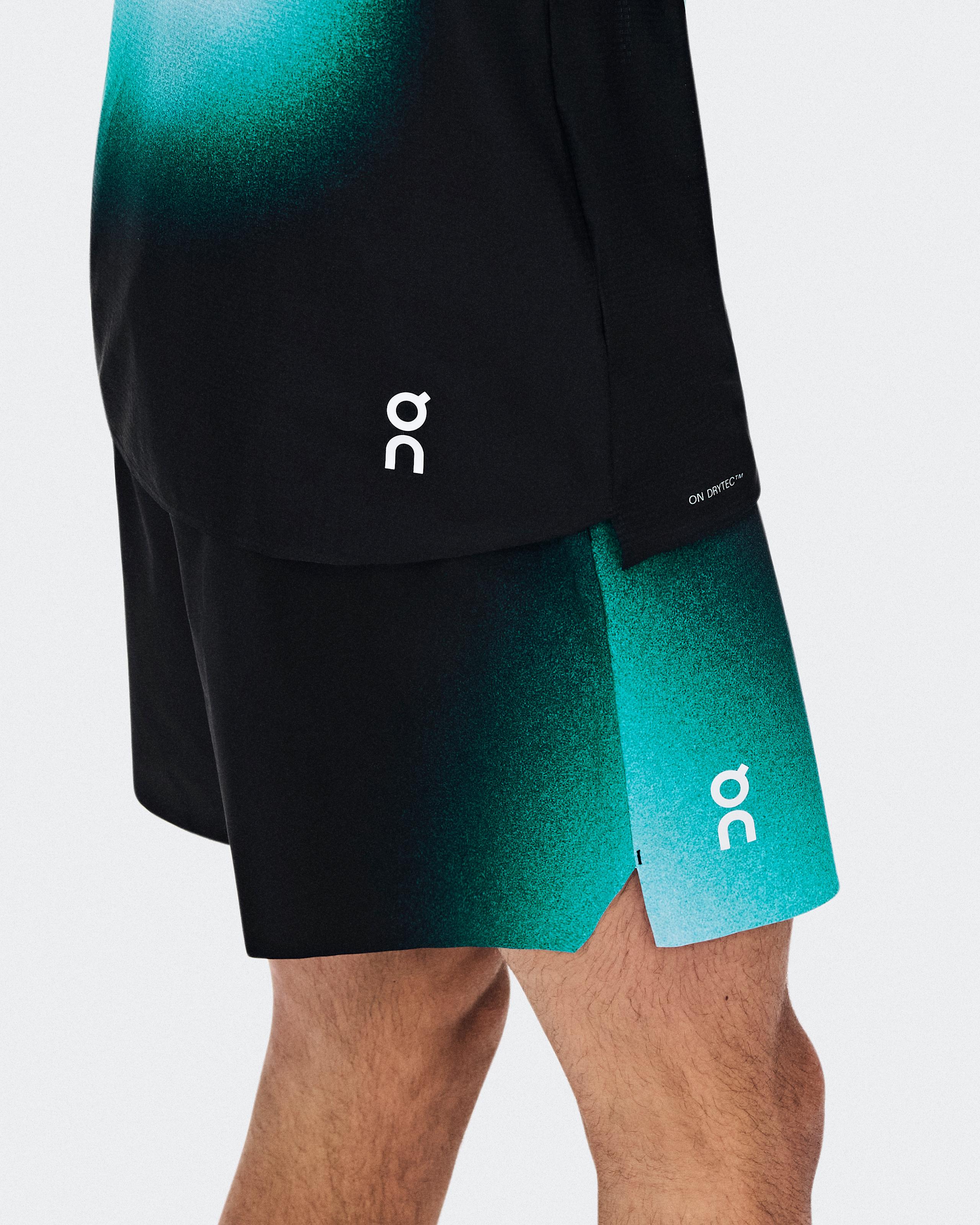 Шорты On 5" Court Shorts Swing, Black / Neem — фото 6