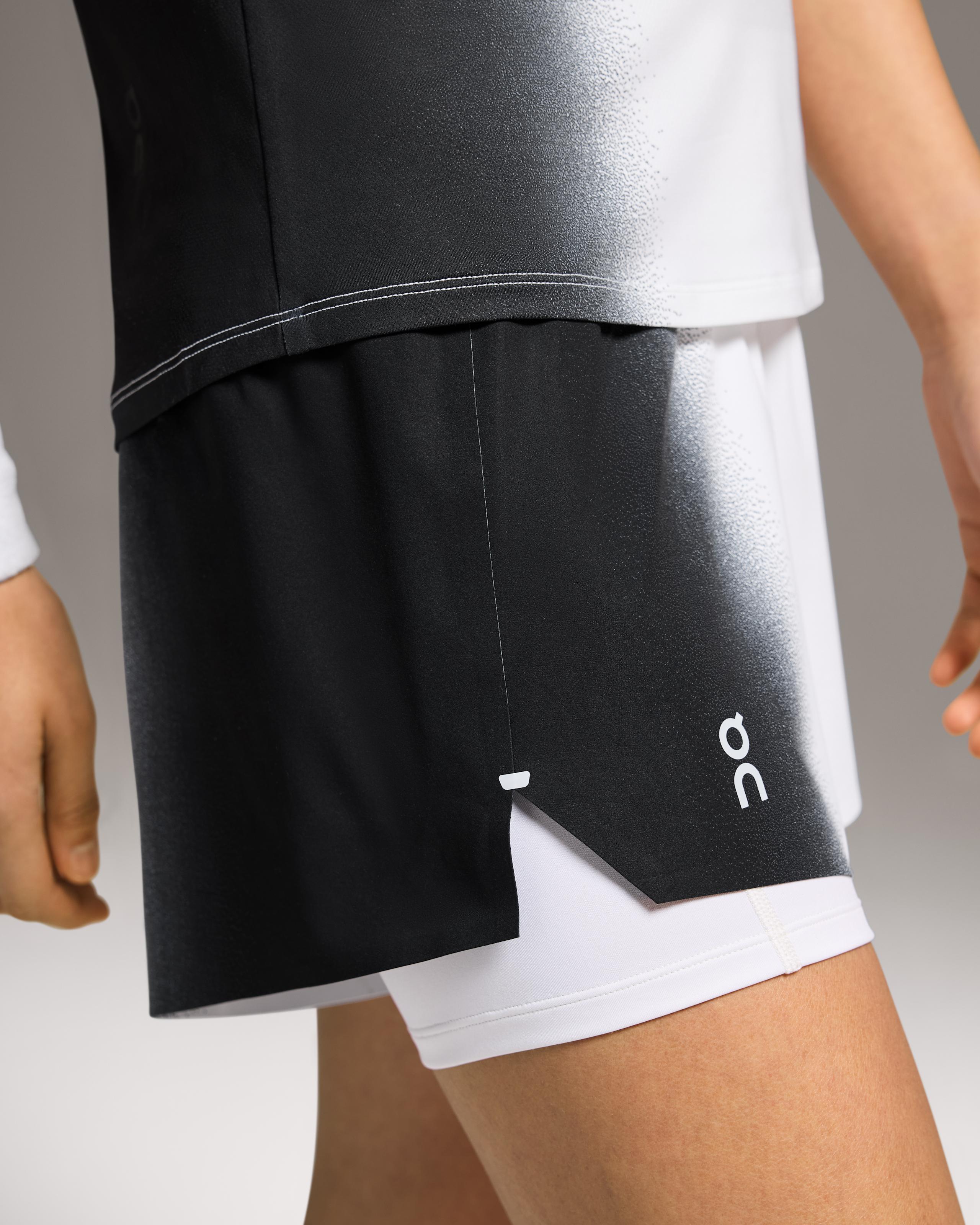 Женские шорты On Court Shorts, Black / White — фото 3