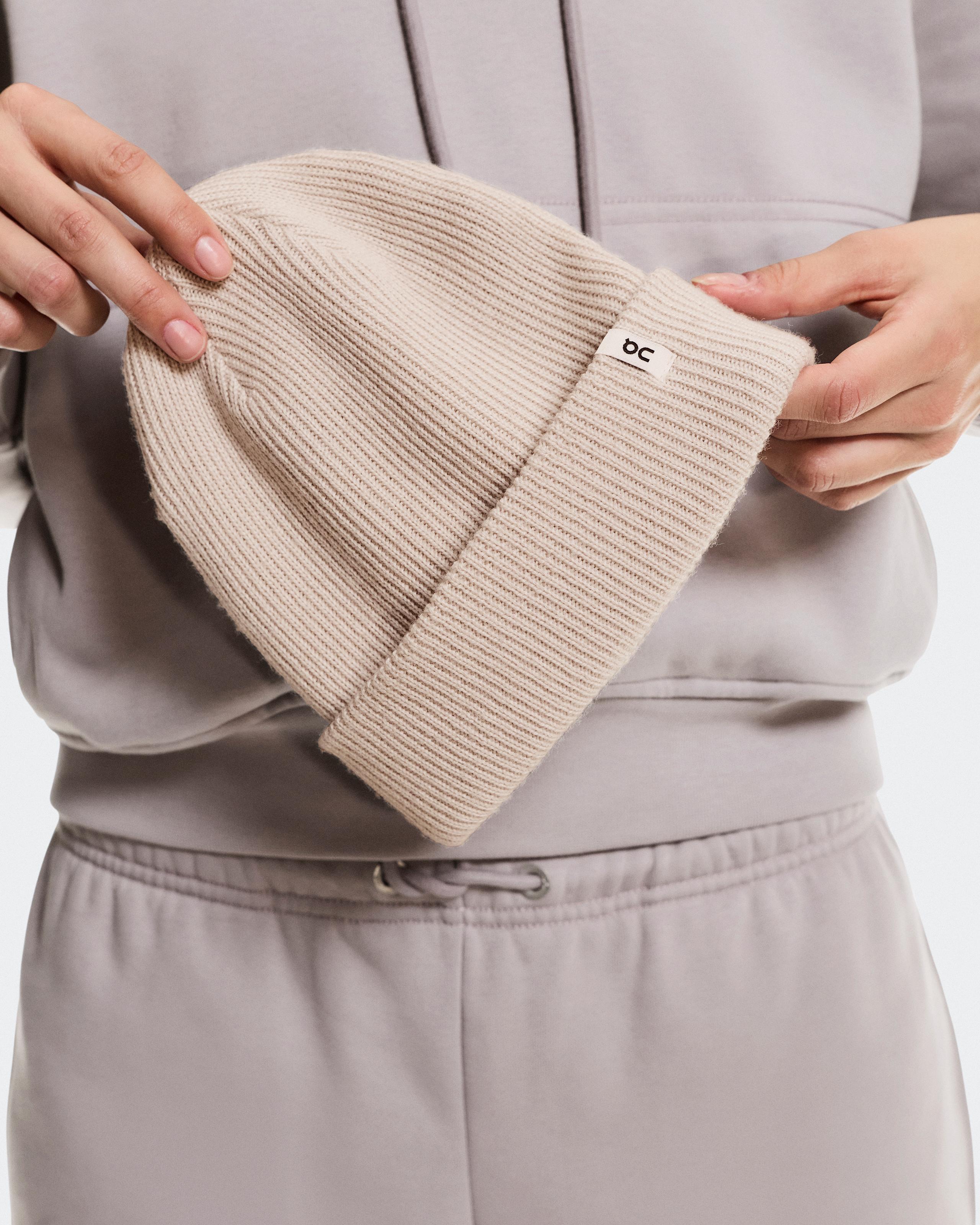 Шапка Merino Beanie, овсяный бежевый — фото 5