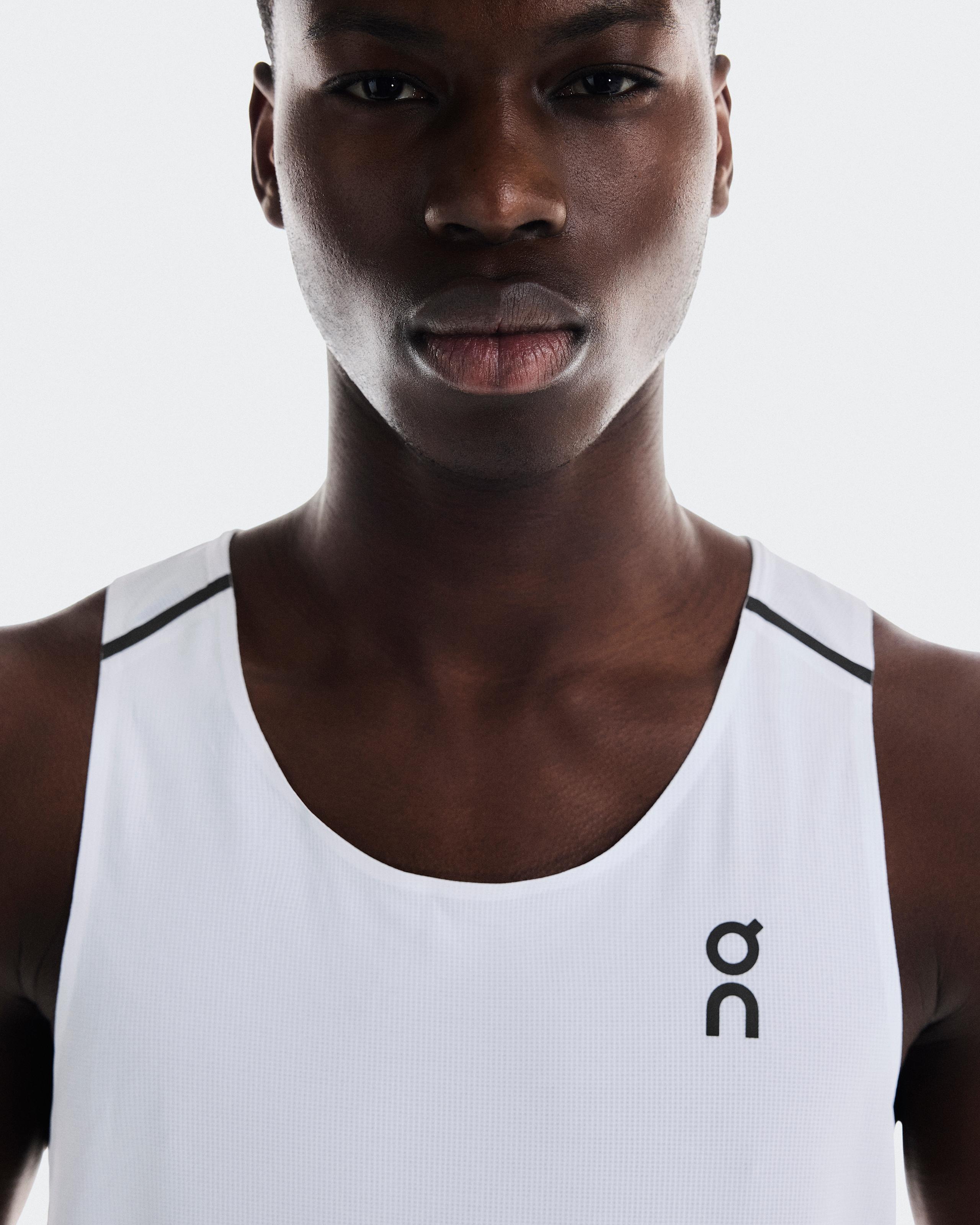 Мужская майка On Performance Tank, White / Silver — фото 4
