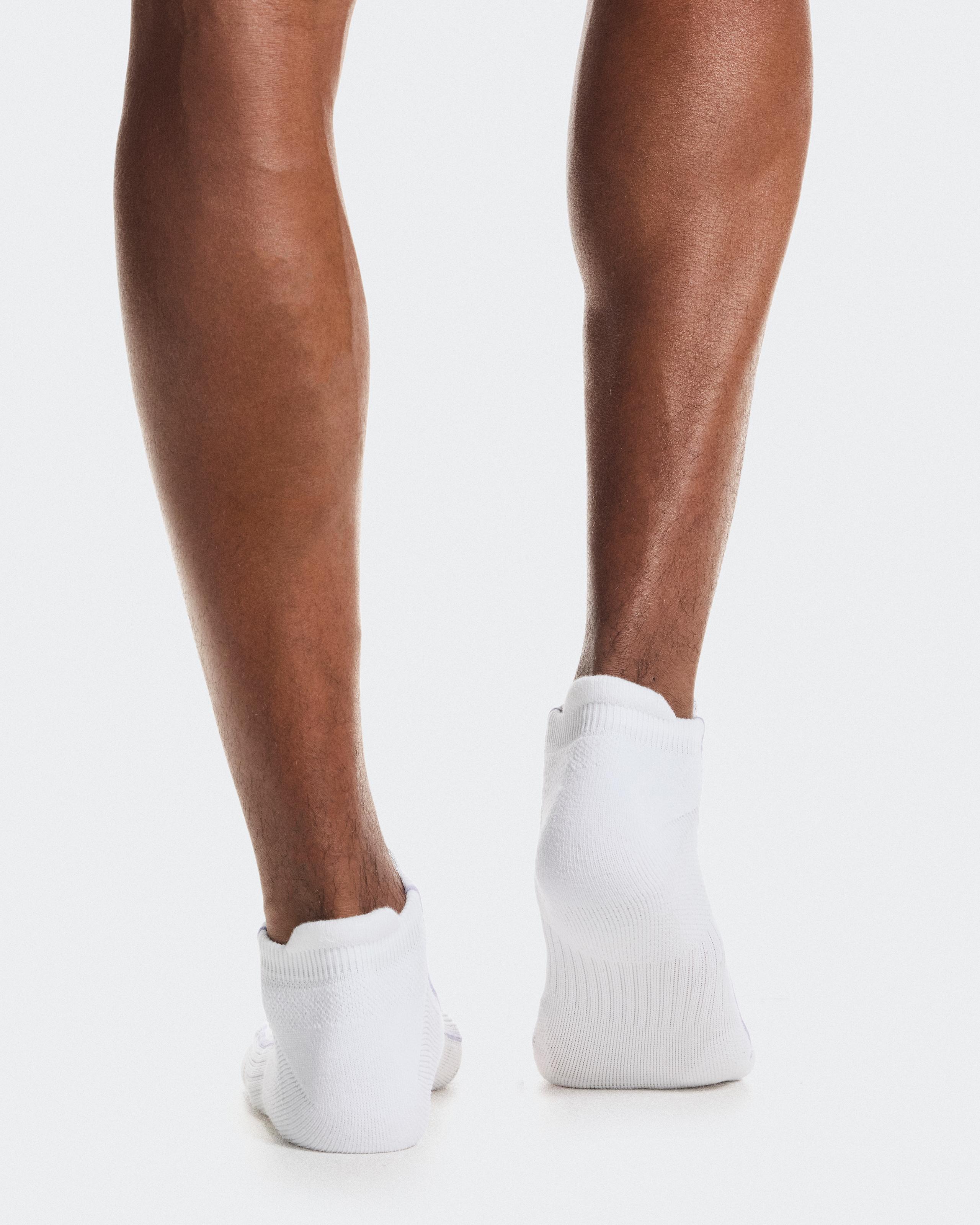 Носки Court Sock Low, белый/нежно-розовый — фото 3