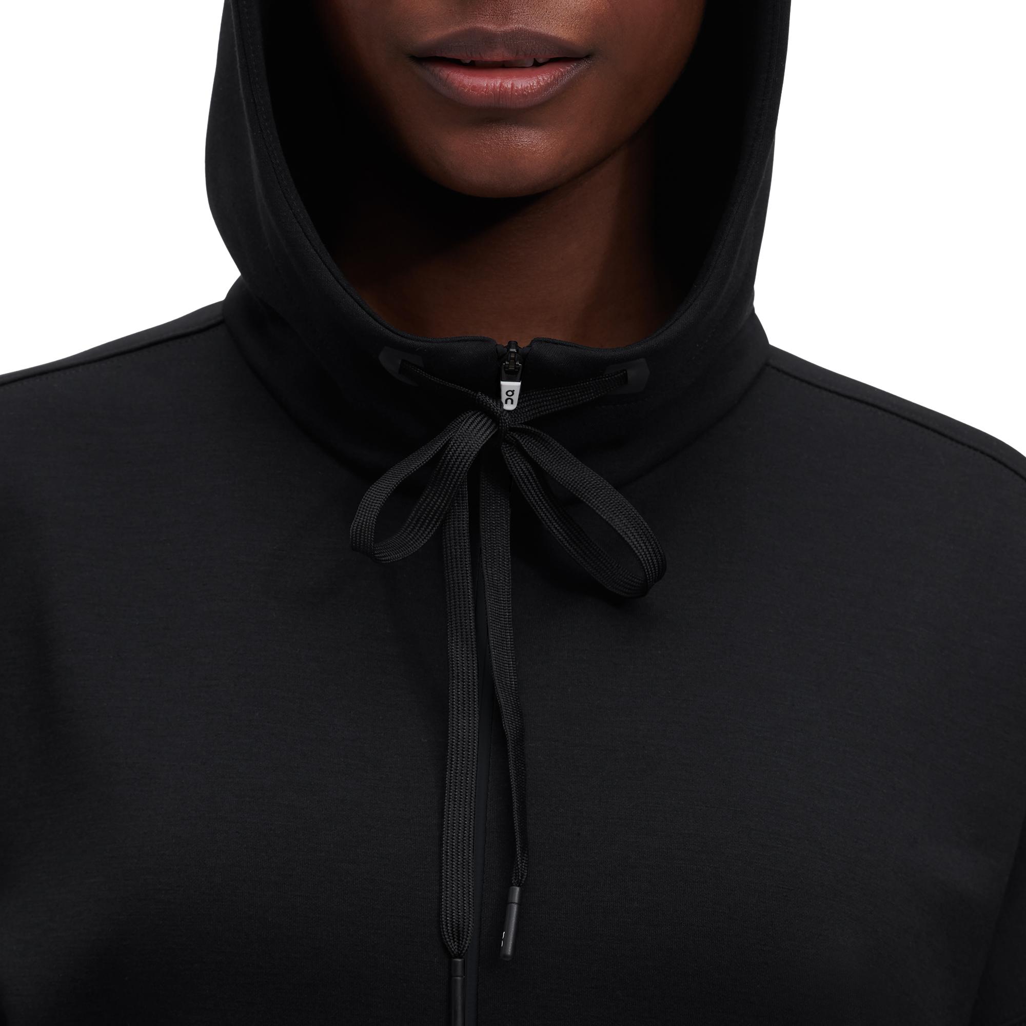 Женское худи On Zipped Hoodie, Black — фото 3
