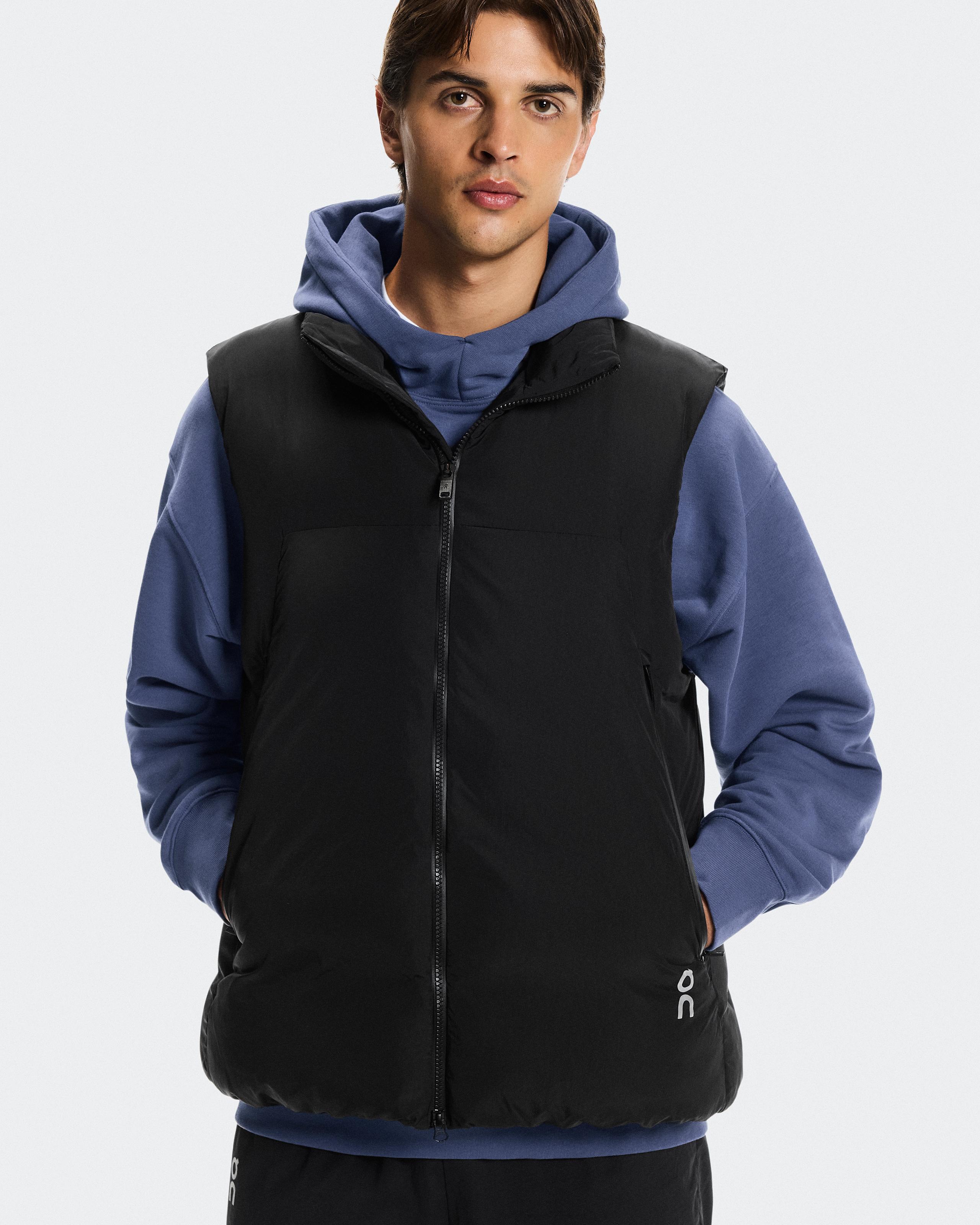 Мужской утеплённый жилет All-Day Puffer Vest, чёрный — фото 3