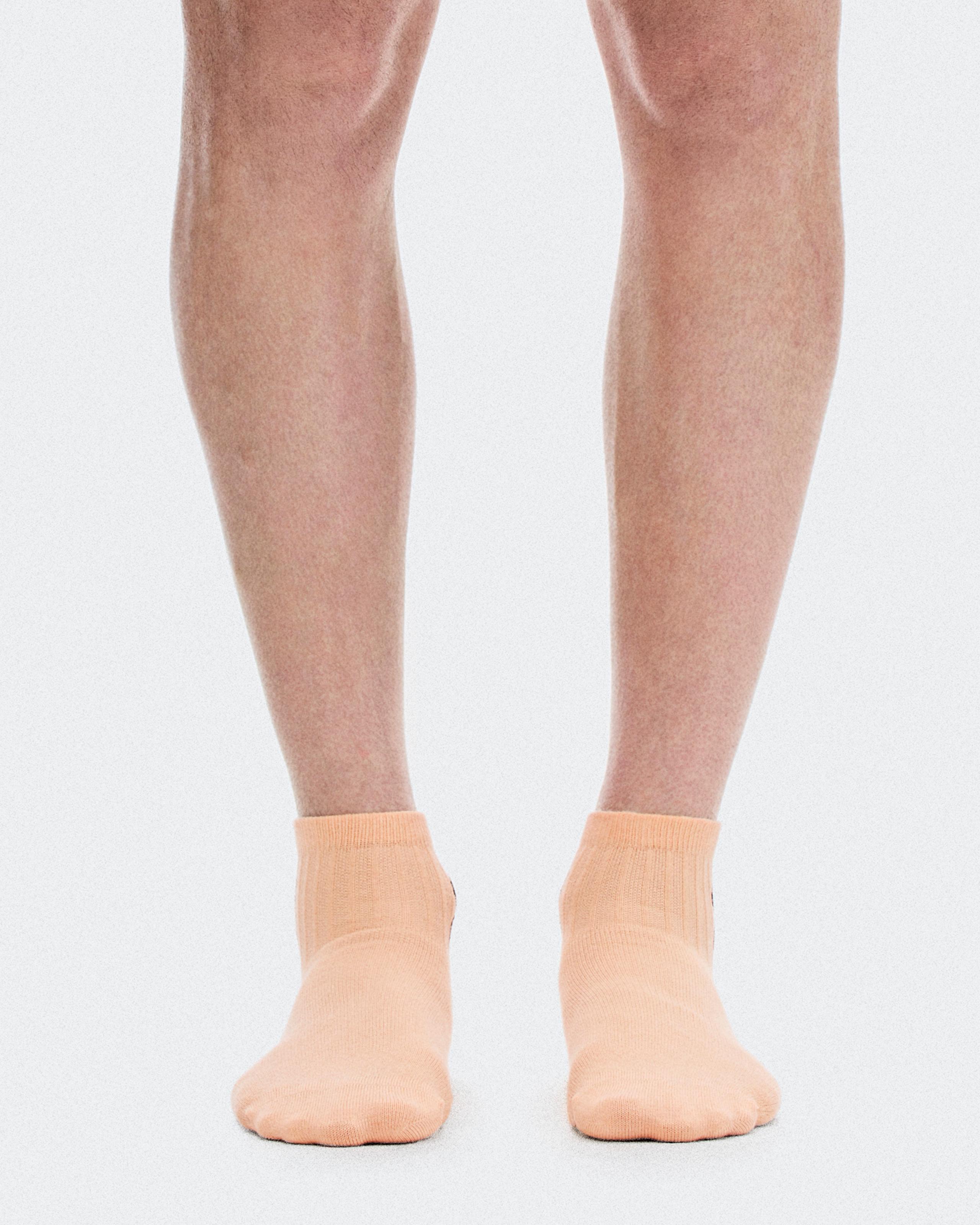 Logo Sock Mid 3P Sherbet | Rhodonite