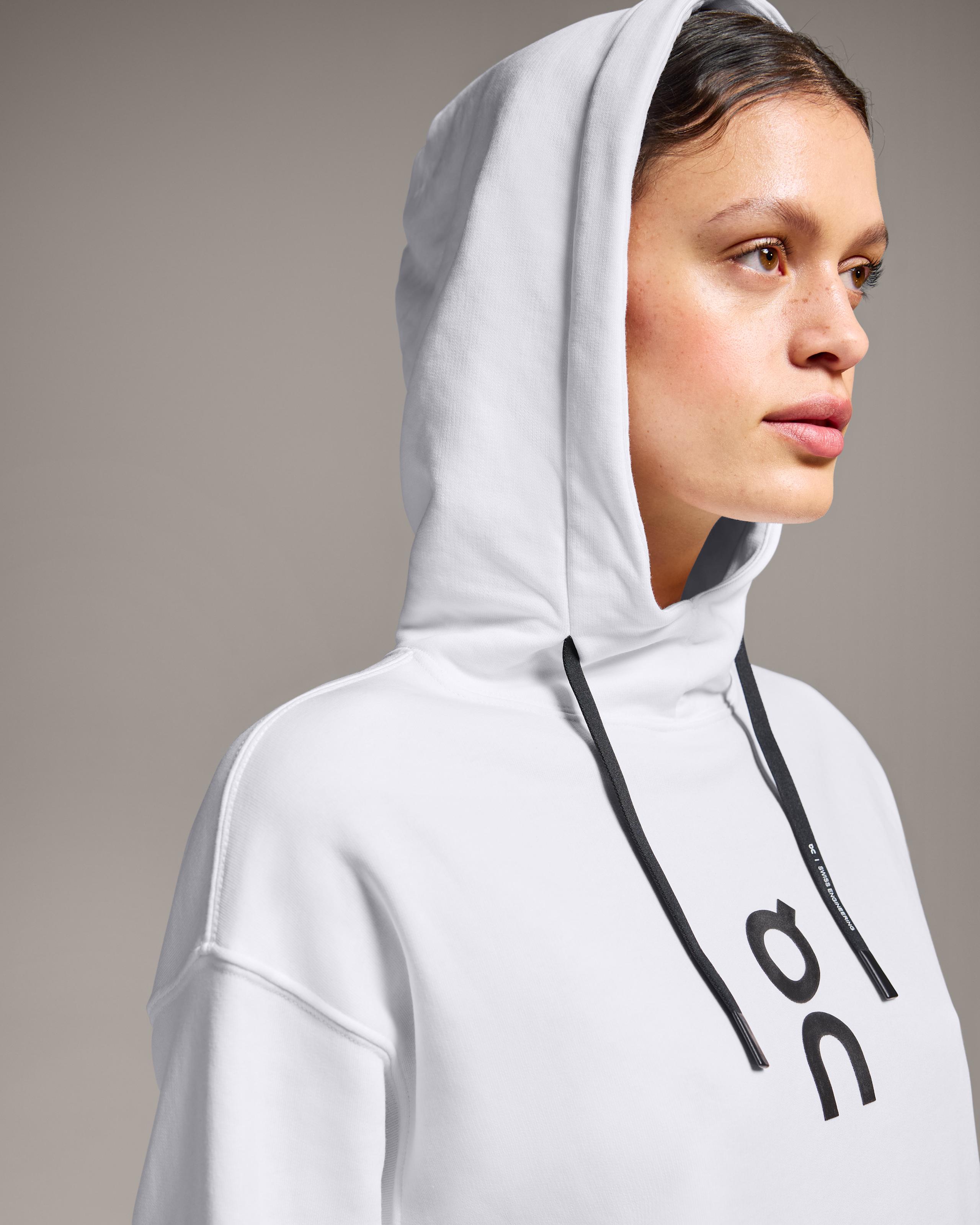 Женская толстовка On Club Hoodie, белая — фото 4