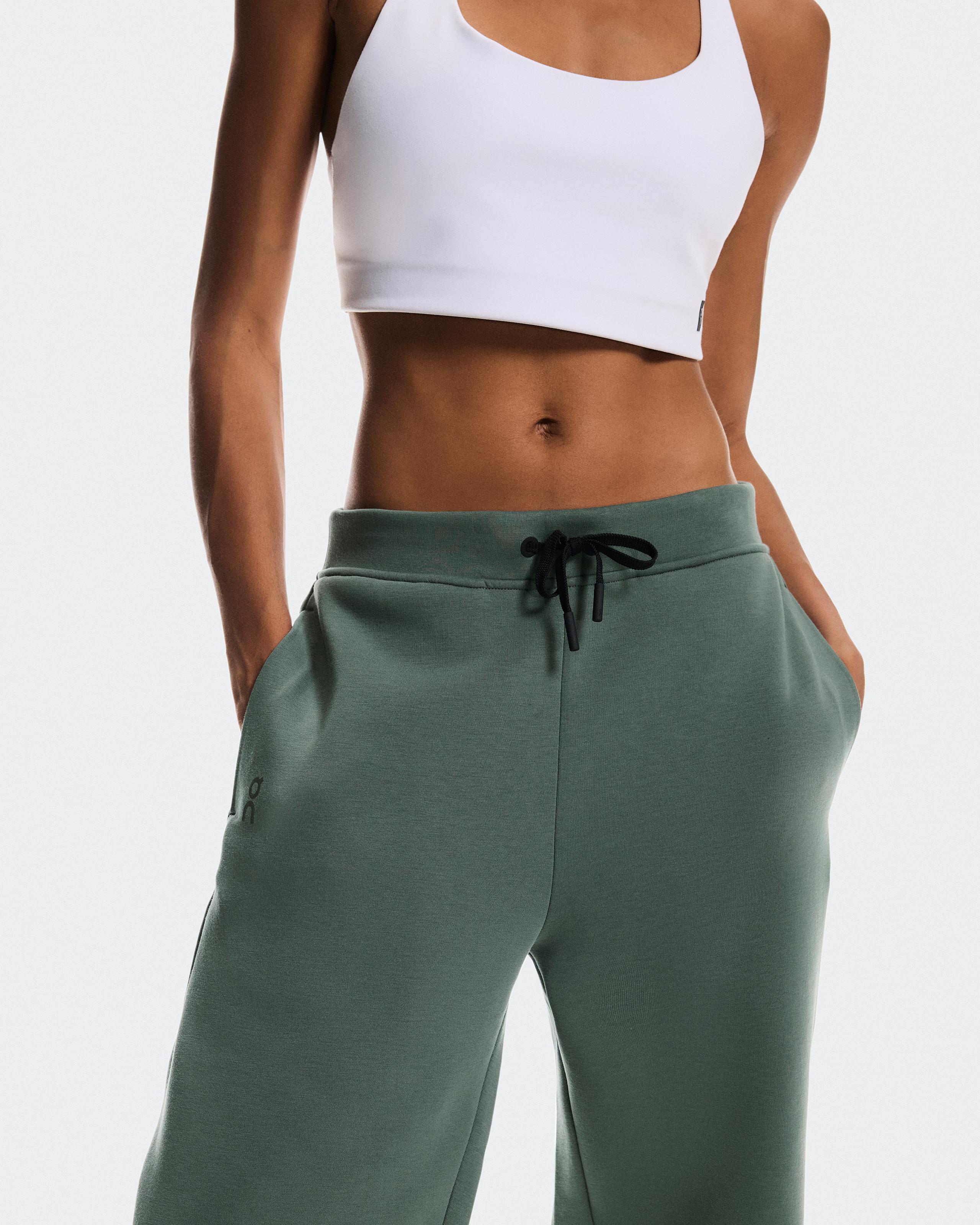 Женские спортивные брюки On Focus Tech Sweatpants, Olive — фото 4