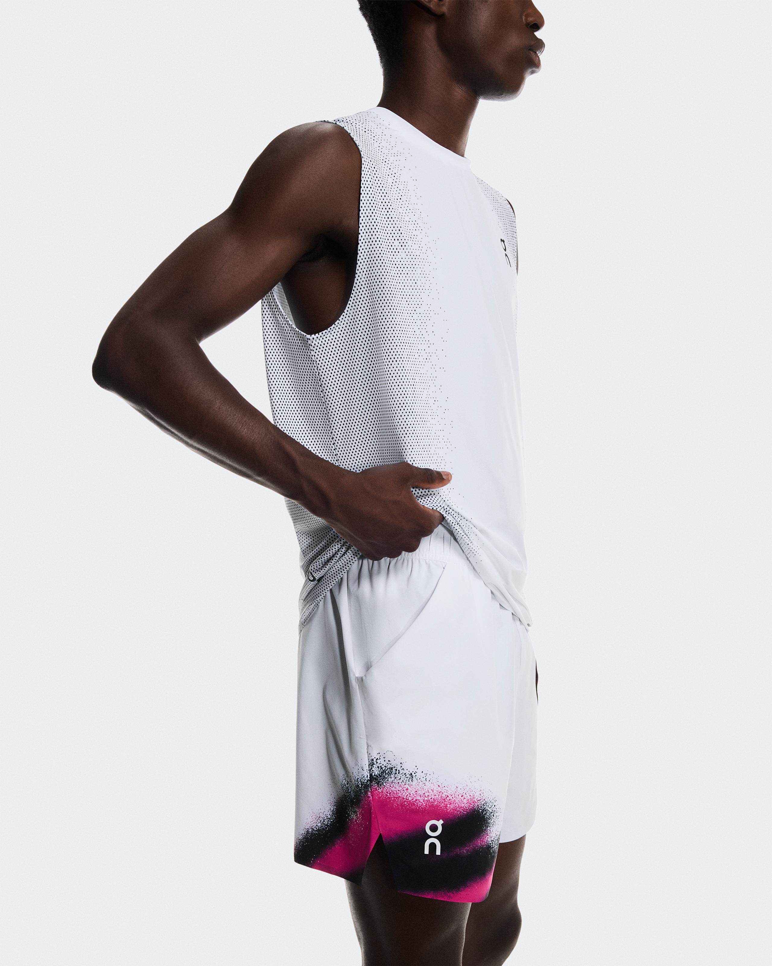 Мужские шорты On Court Shorts, White / Black — фото 6
