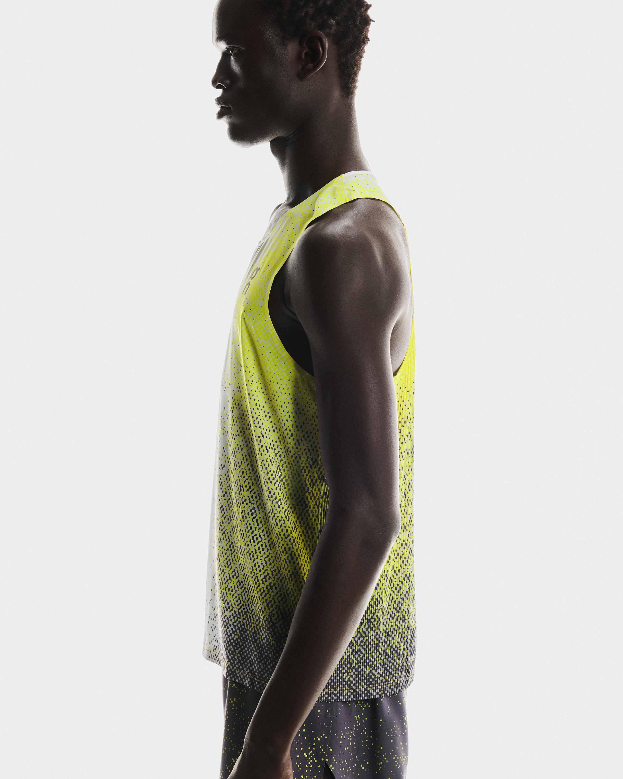 Мужская майка On Race Singlet, Lime — фото 4