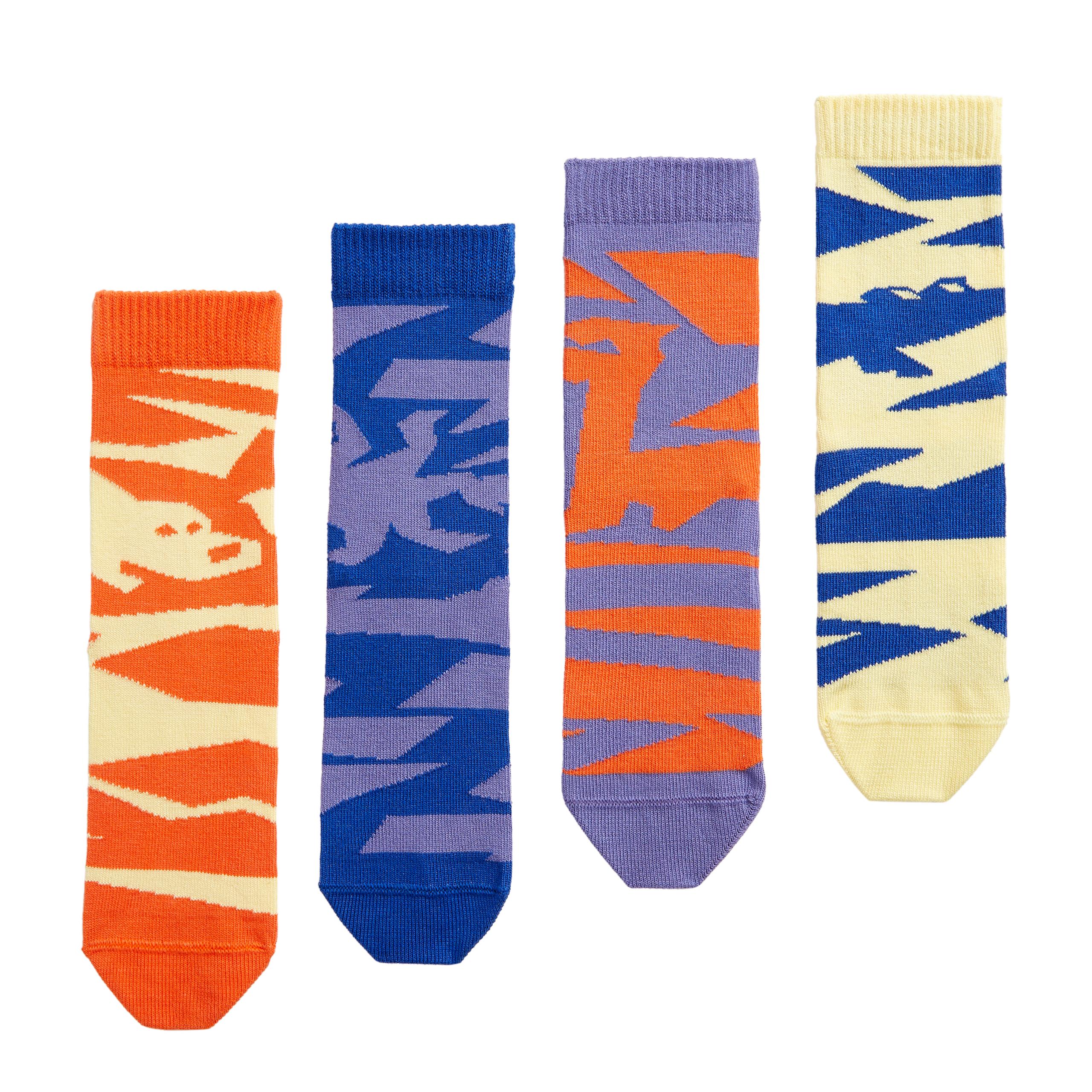 Kids’ Sock 4-Pack Blueberry | Flame