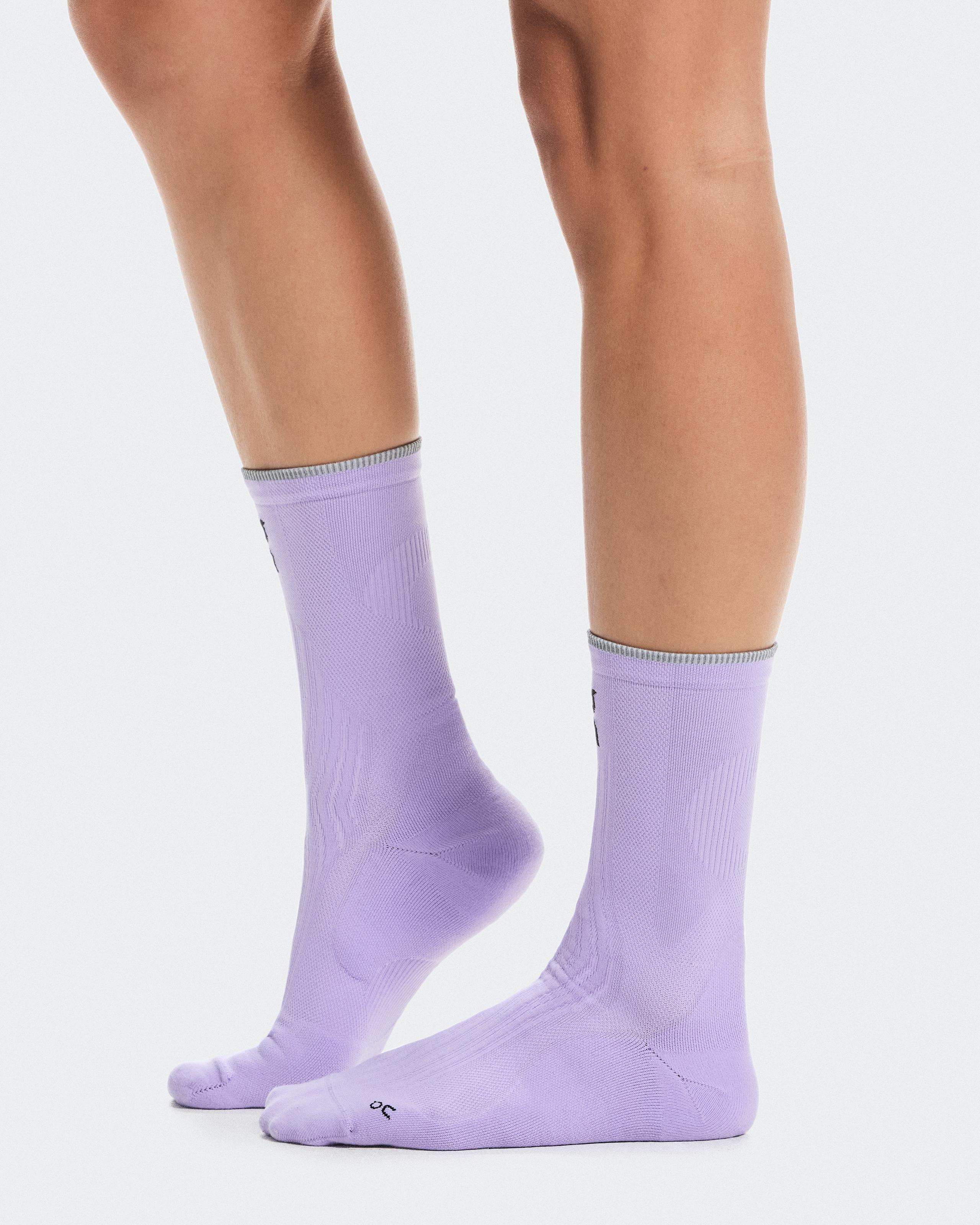 Носки Elite Run Sock High Hyper, нежно-розовые — фото 2