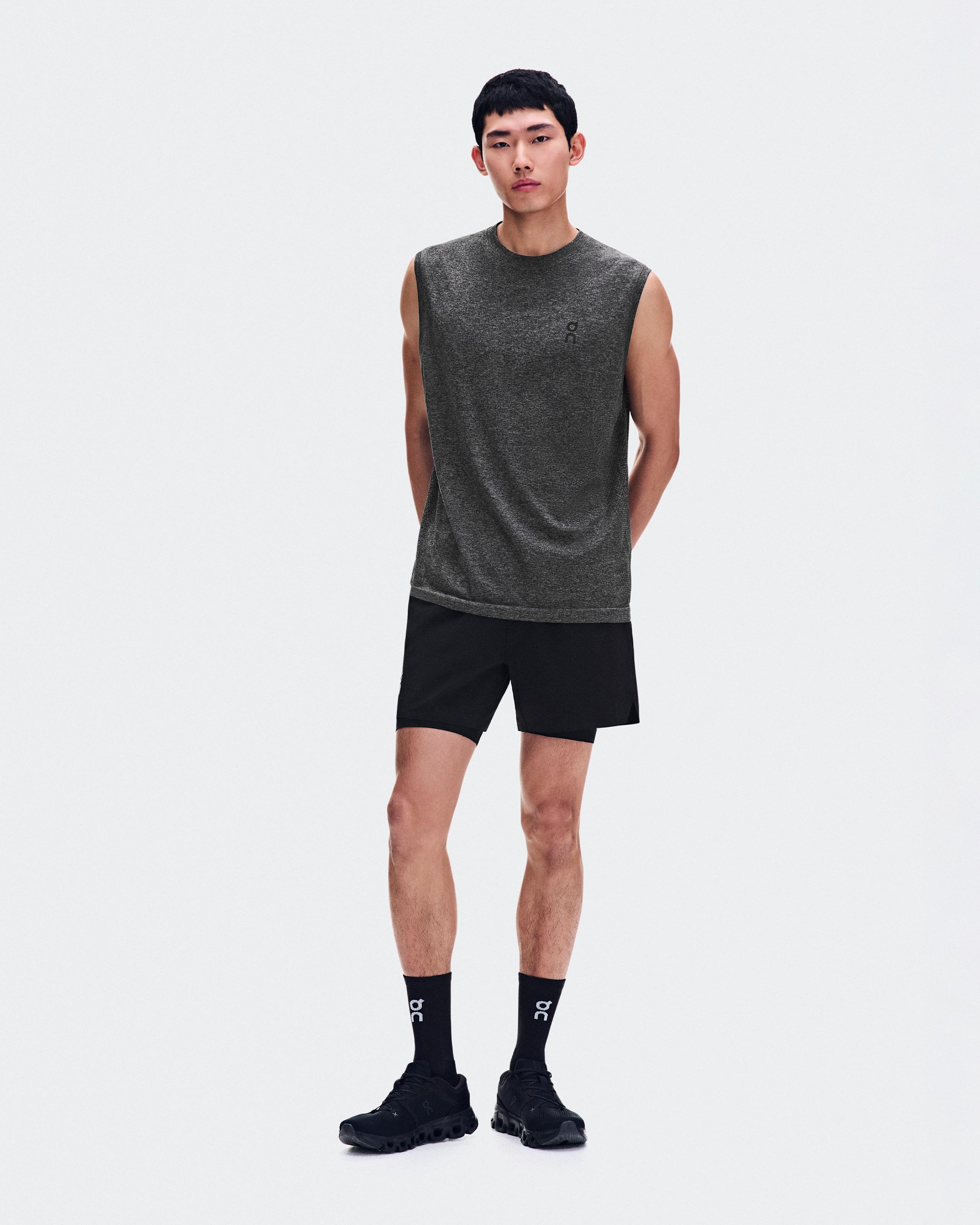 Train Flex Tank Ember Heather