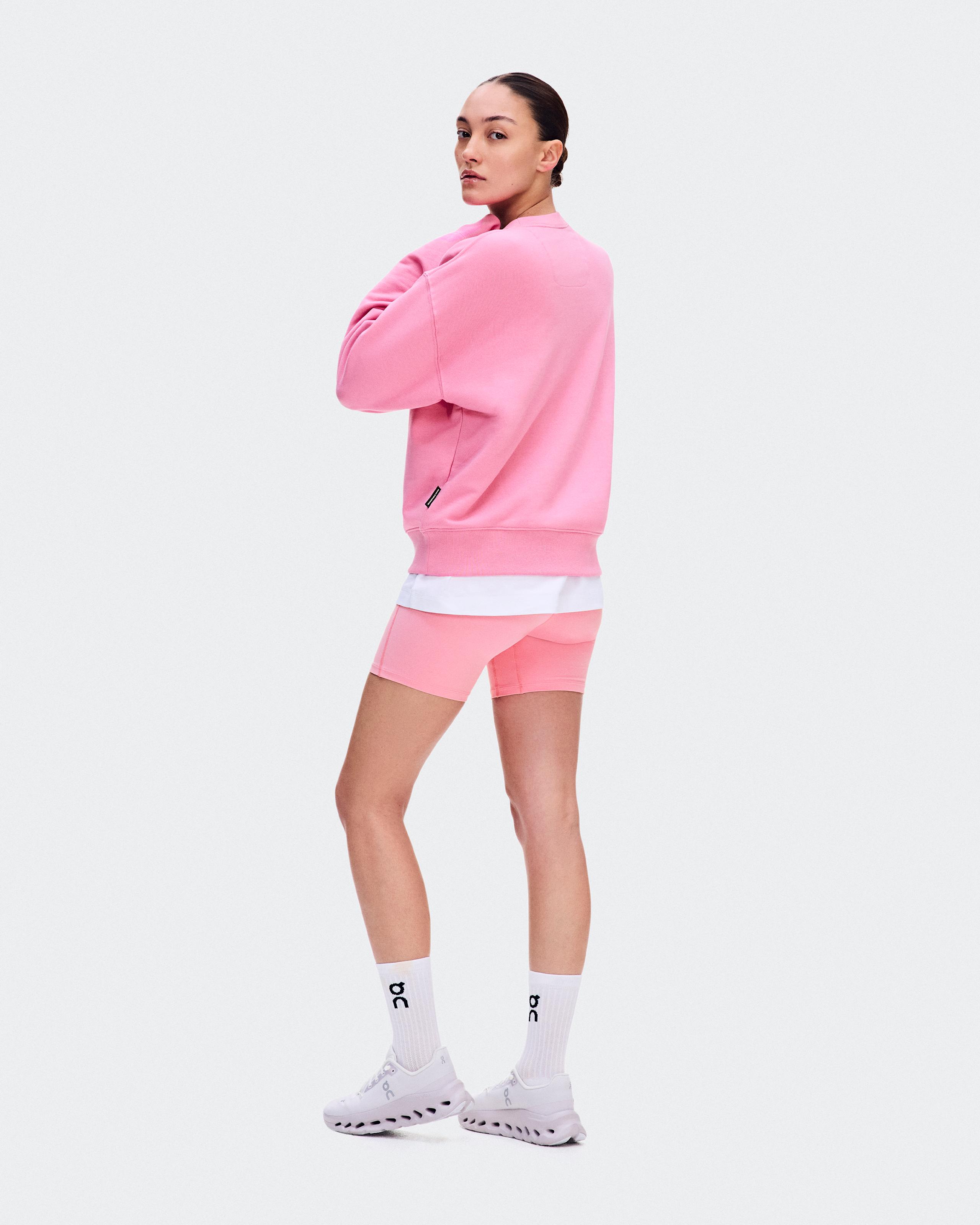 Женский свитшот On Club Crew, розовый Bubblegum — фото 3