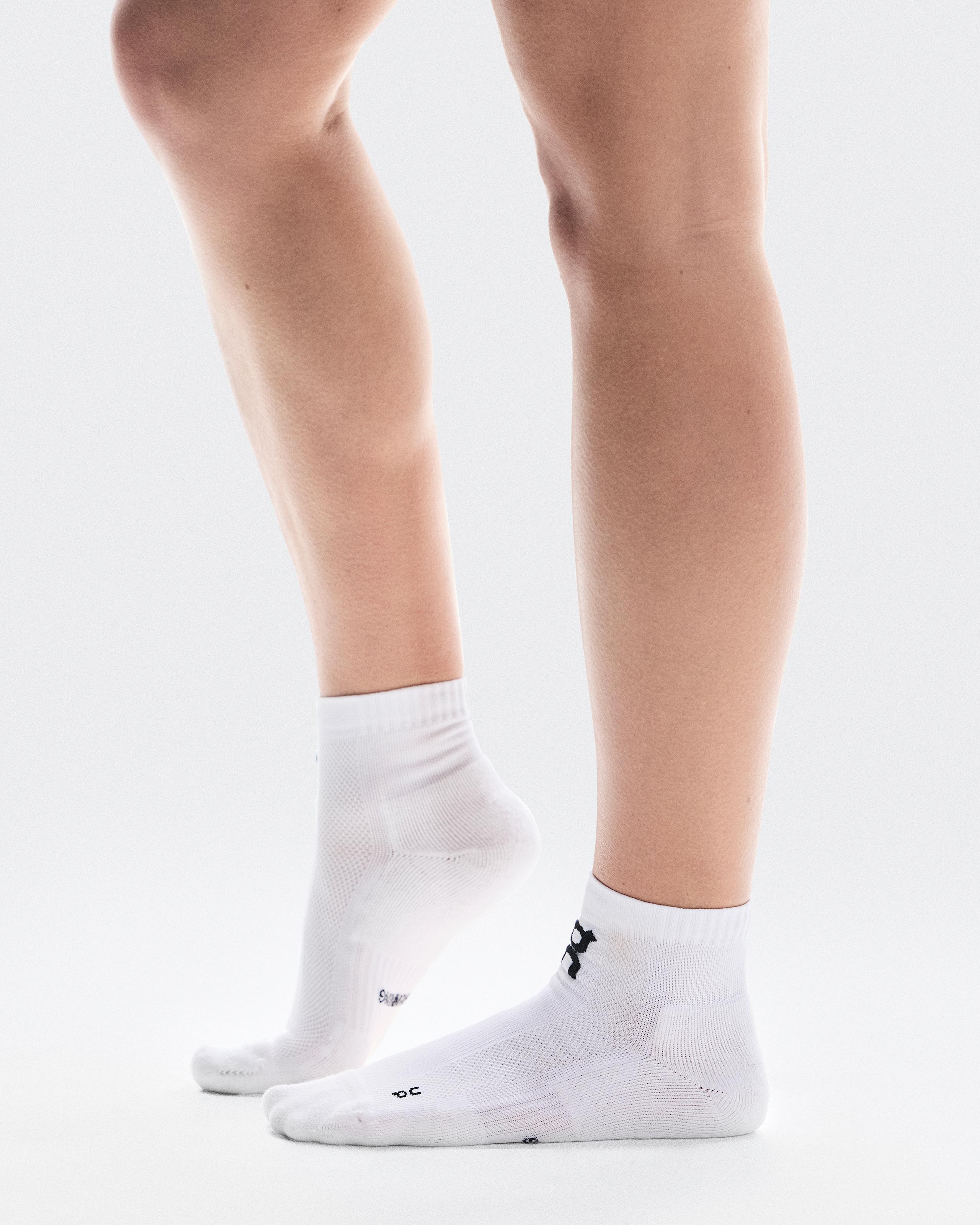 Носки Core Run Sock Mid 2P, белые — фото 2