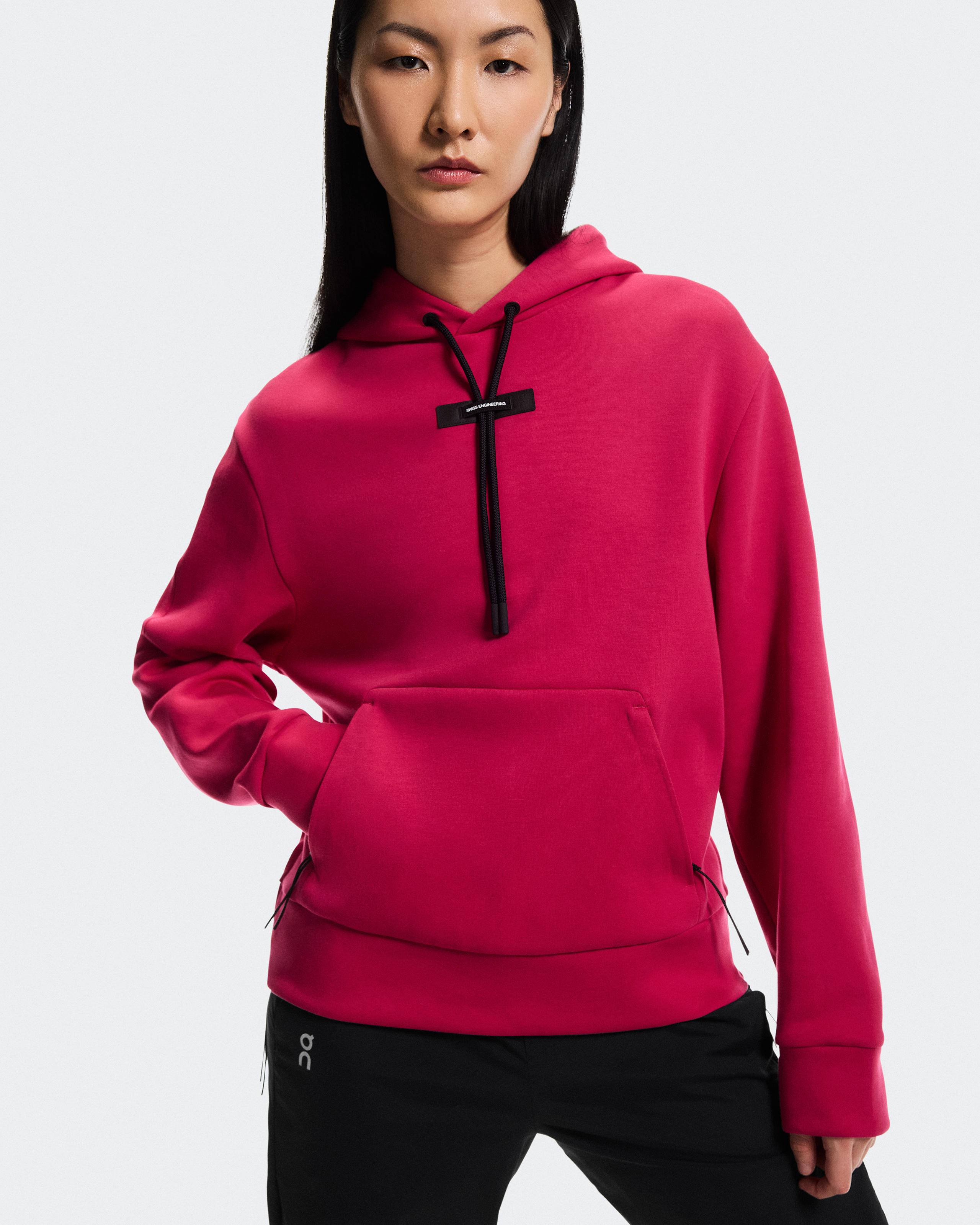Женское худи On Focus Tech Hoodie, Grenadine — фото 7