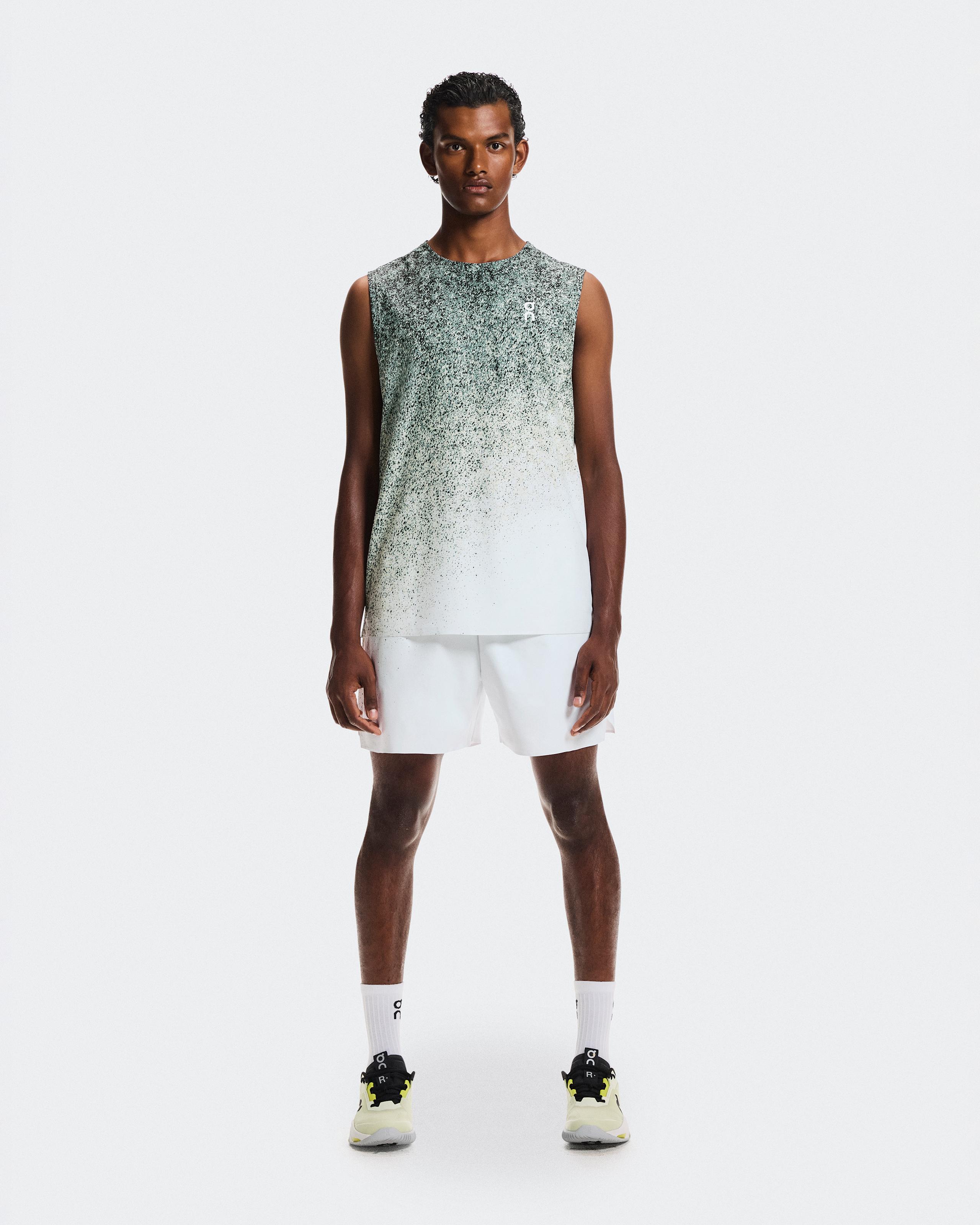 5" Court Shorts Fade Mineral | White