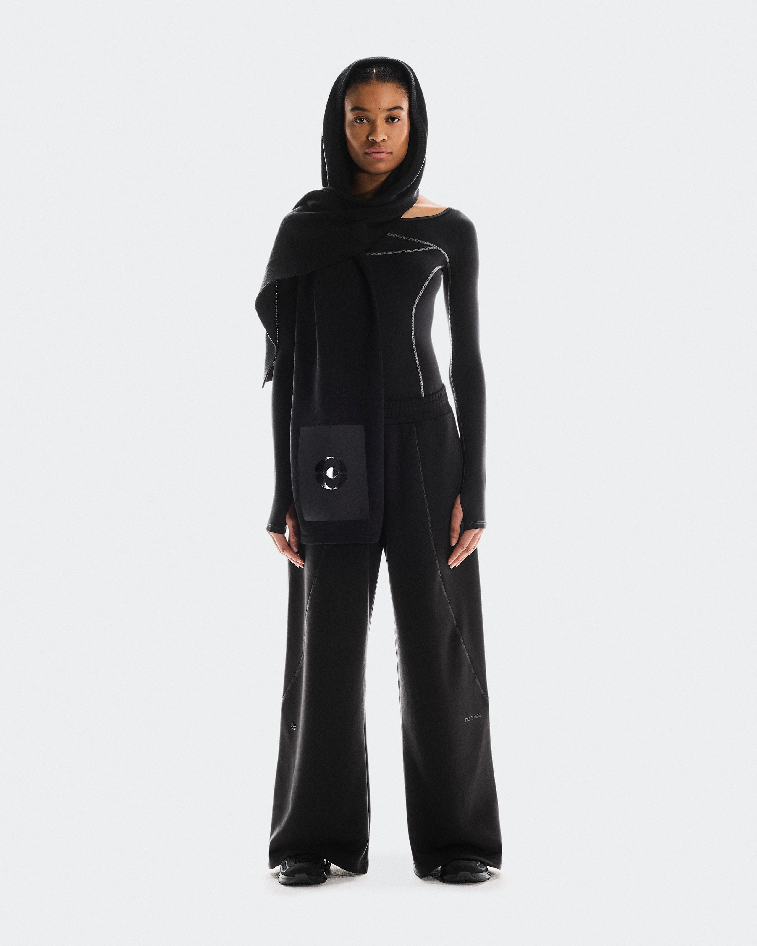 Hooded Scarf FKA Black