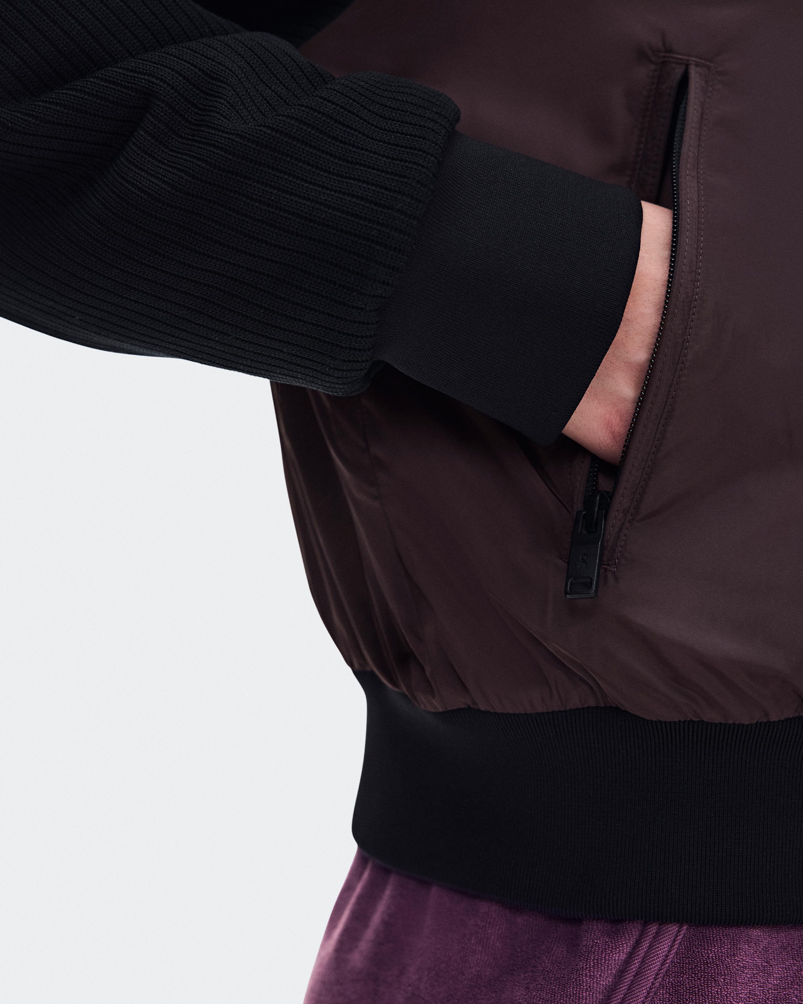 Женская куртка On Courtside Bomber, Mulberry / Black — фото 7
