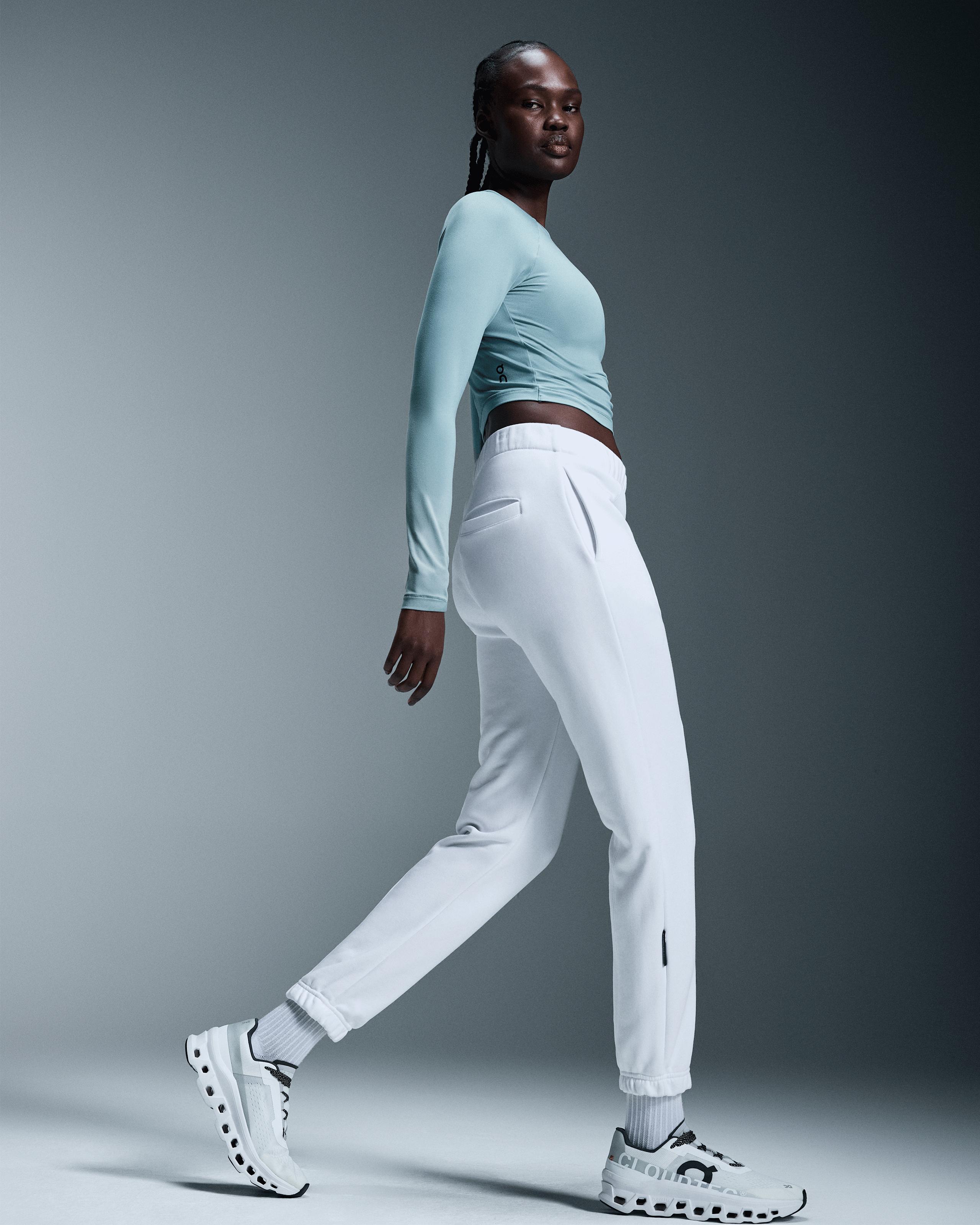 Женские брюки On Club Pants, White — фото 6