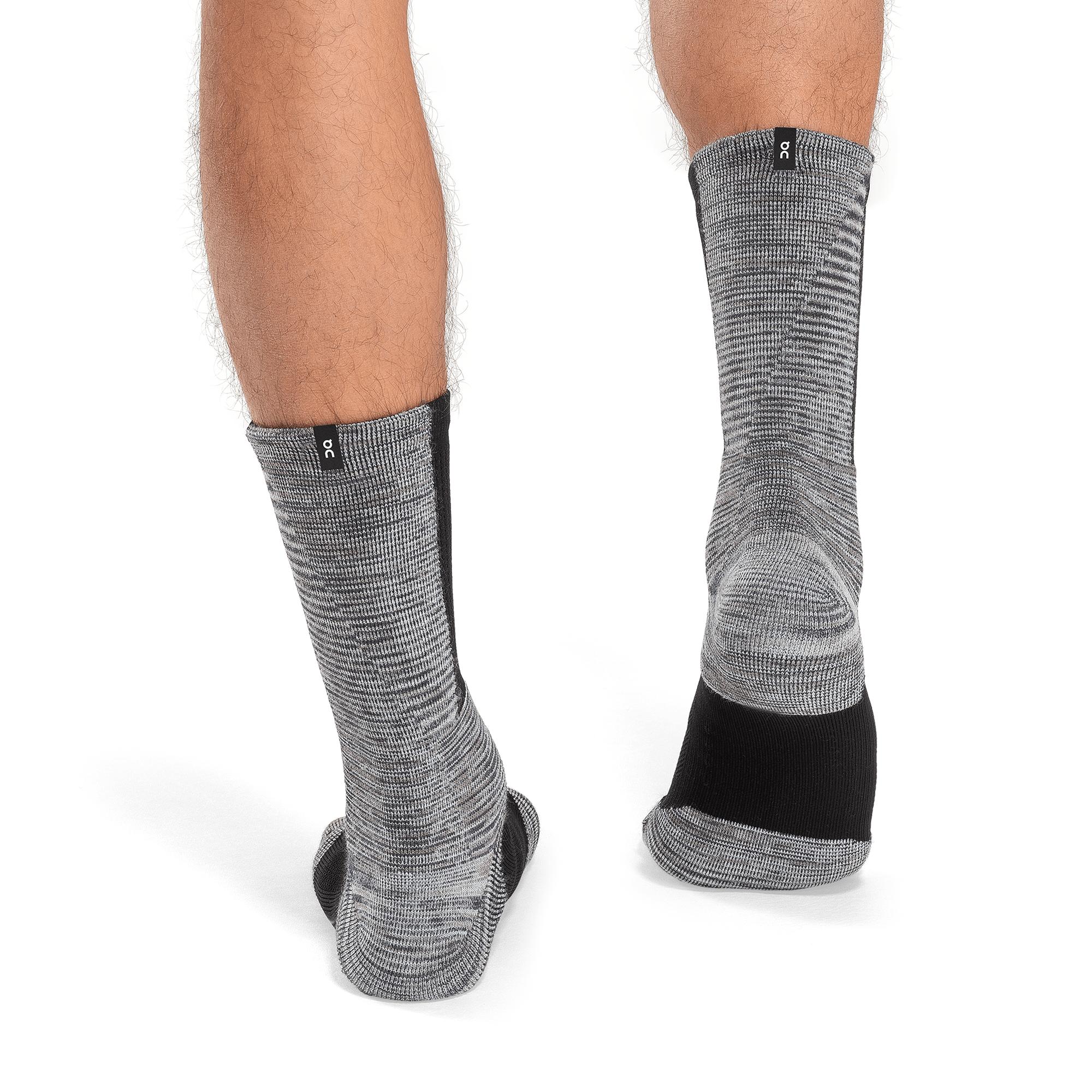 Мужские носки Explorer Merino Sock, чёрно-голубые — фото 3