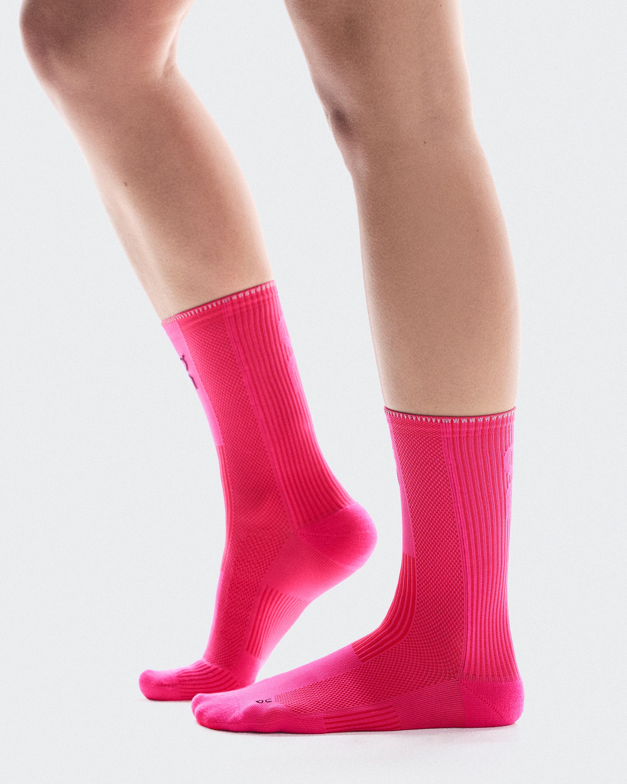 Носки Performance Run Sock High, Pink / Red — фото 2