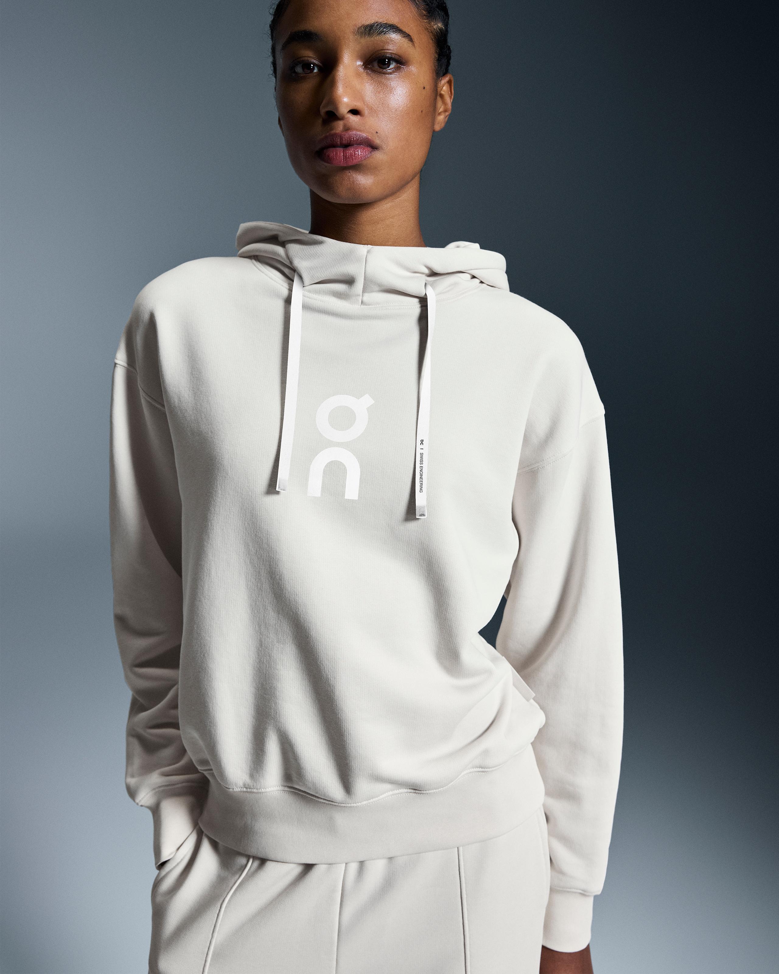 Женская толстовка On Club Hoodie, серебристая — фото 3