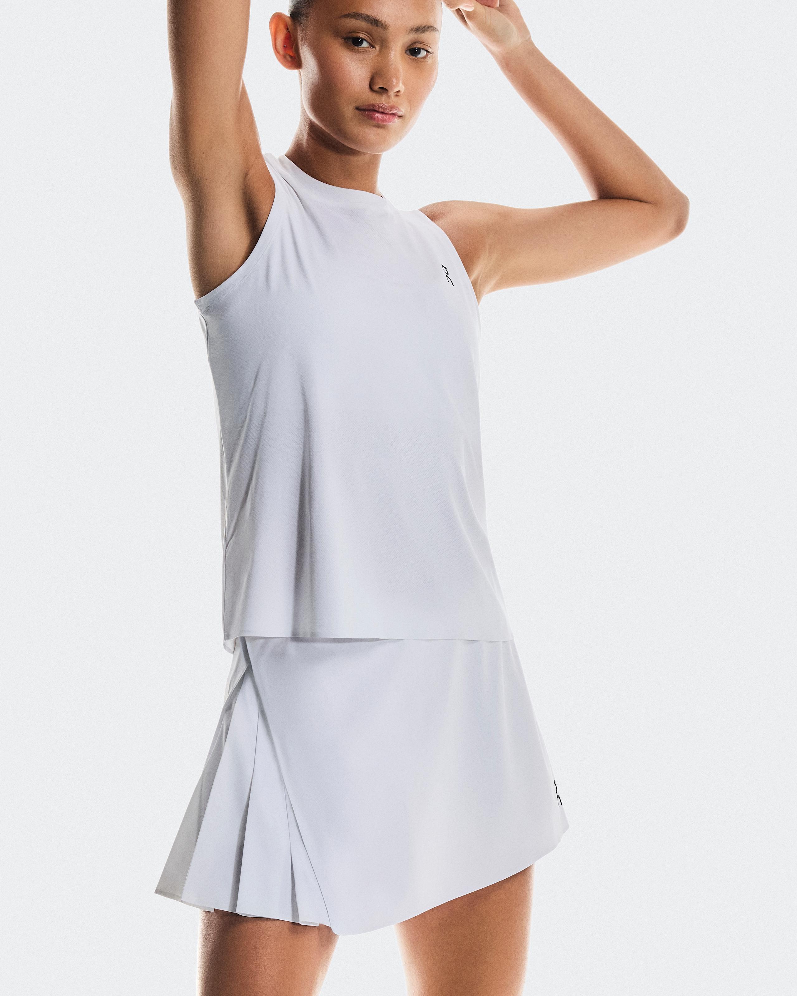 Женская юбка On Court Skirt Side Pleat, White — фото 3