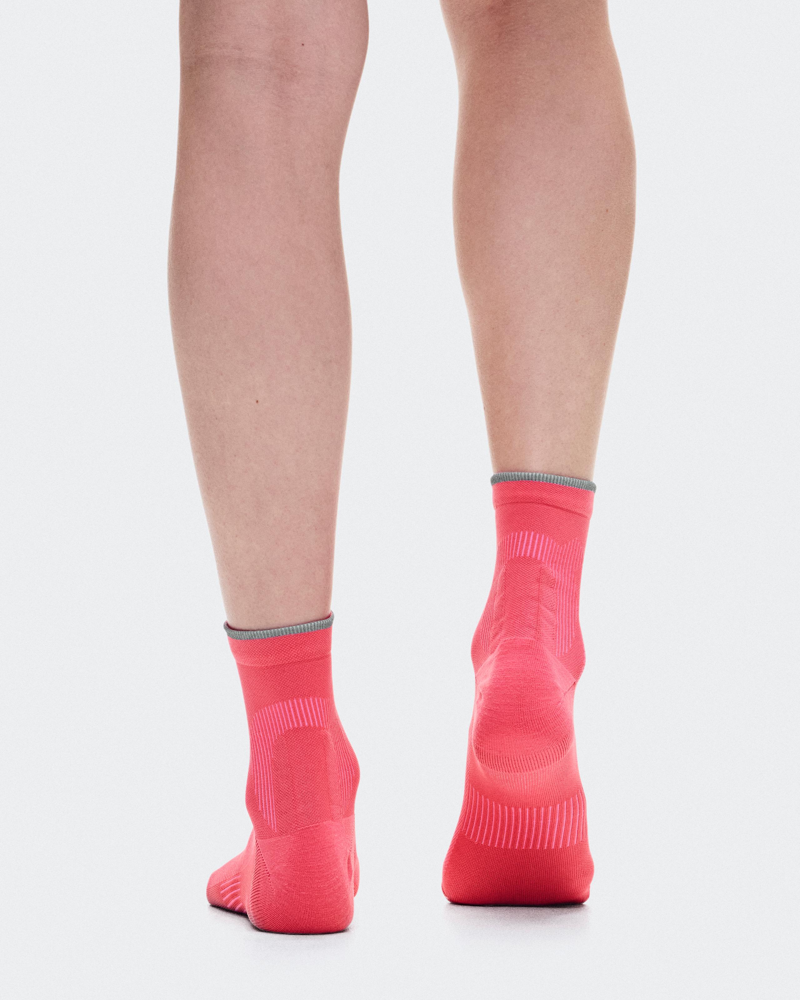 Носки Elite Run Sock Mid камелия/азалия — фото 3