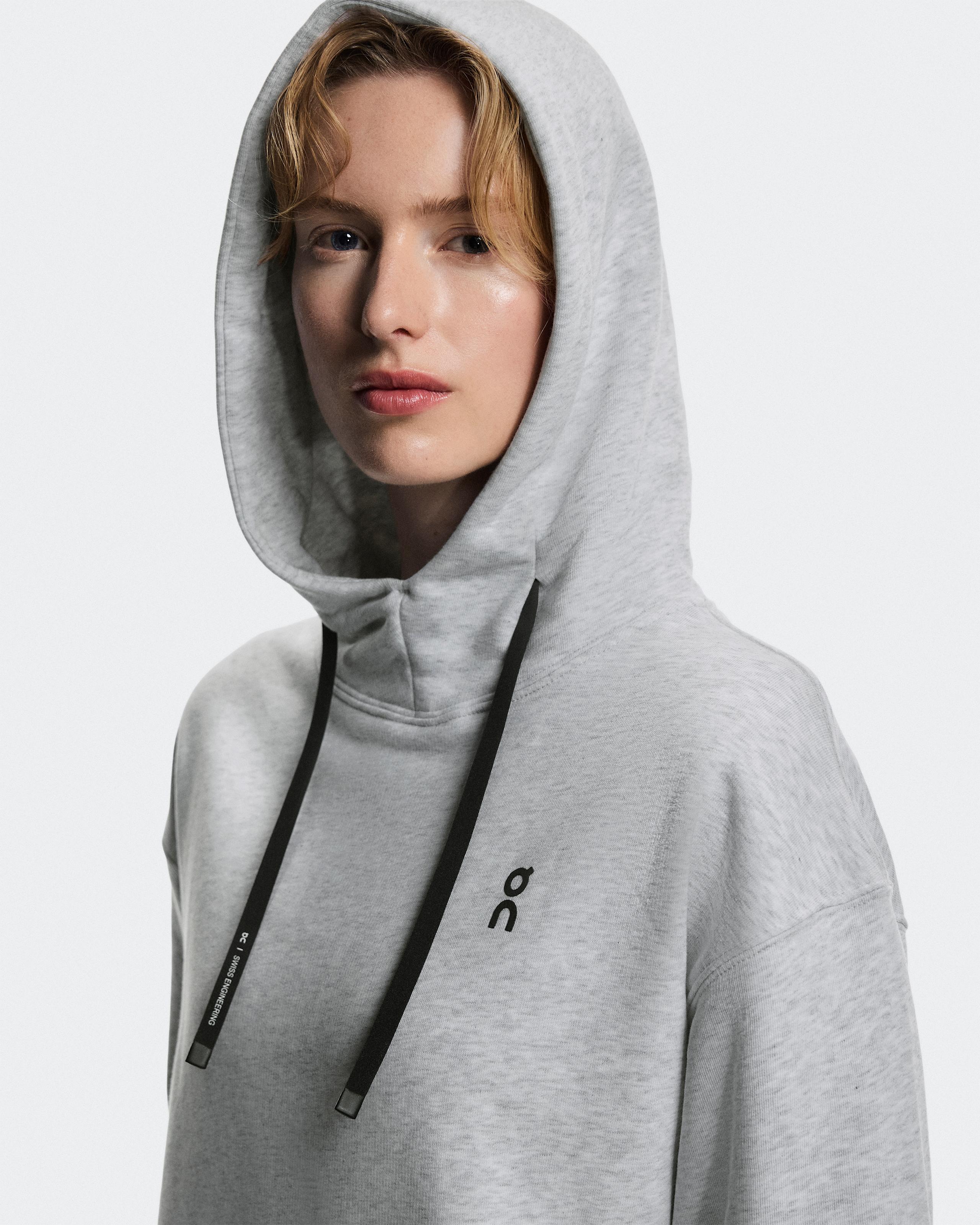Женская худи On Club Hoodie Graphic, Heather — фото 5
