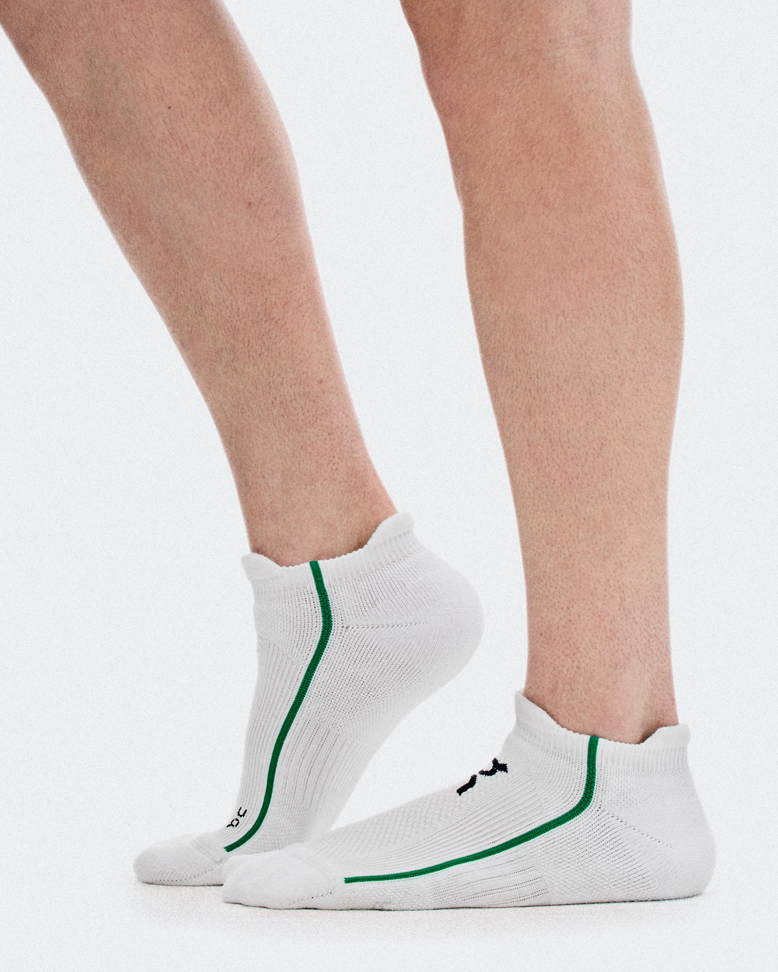 Носки On Court Sock Low, White / Neem — фото 2