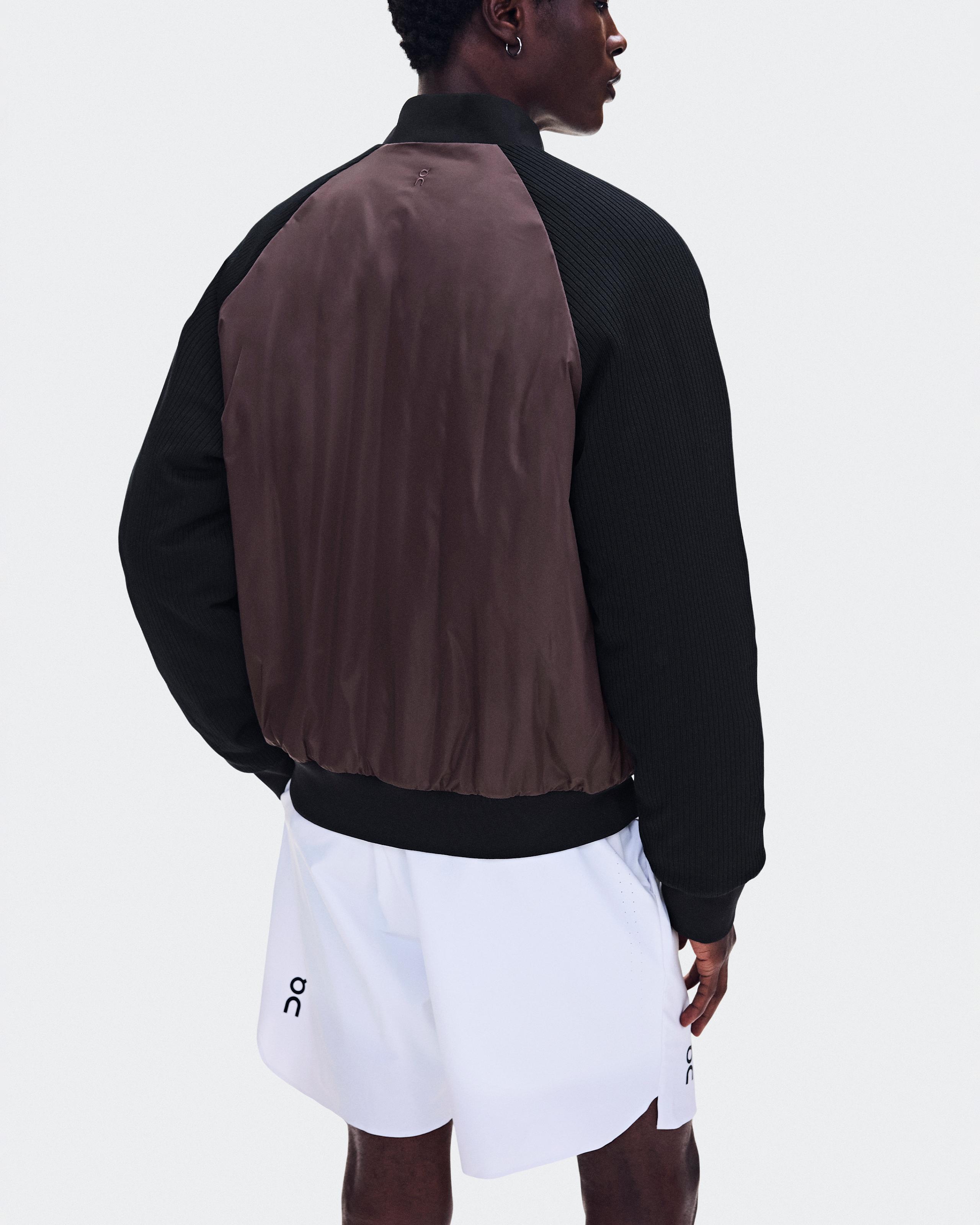 Мужская куртка-бомбер On Courtside Bomber, Mulberry / Black — фото 5