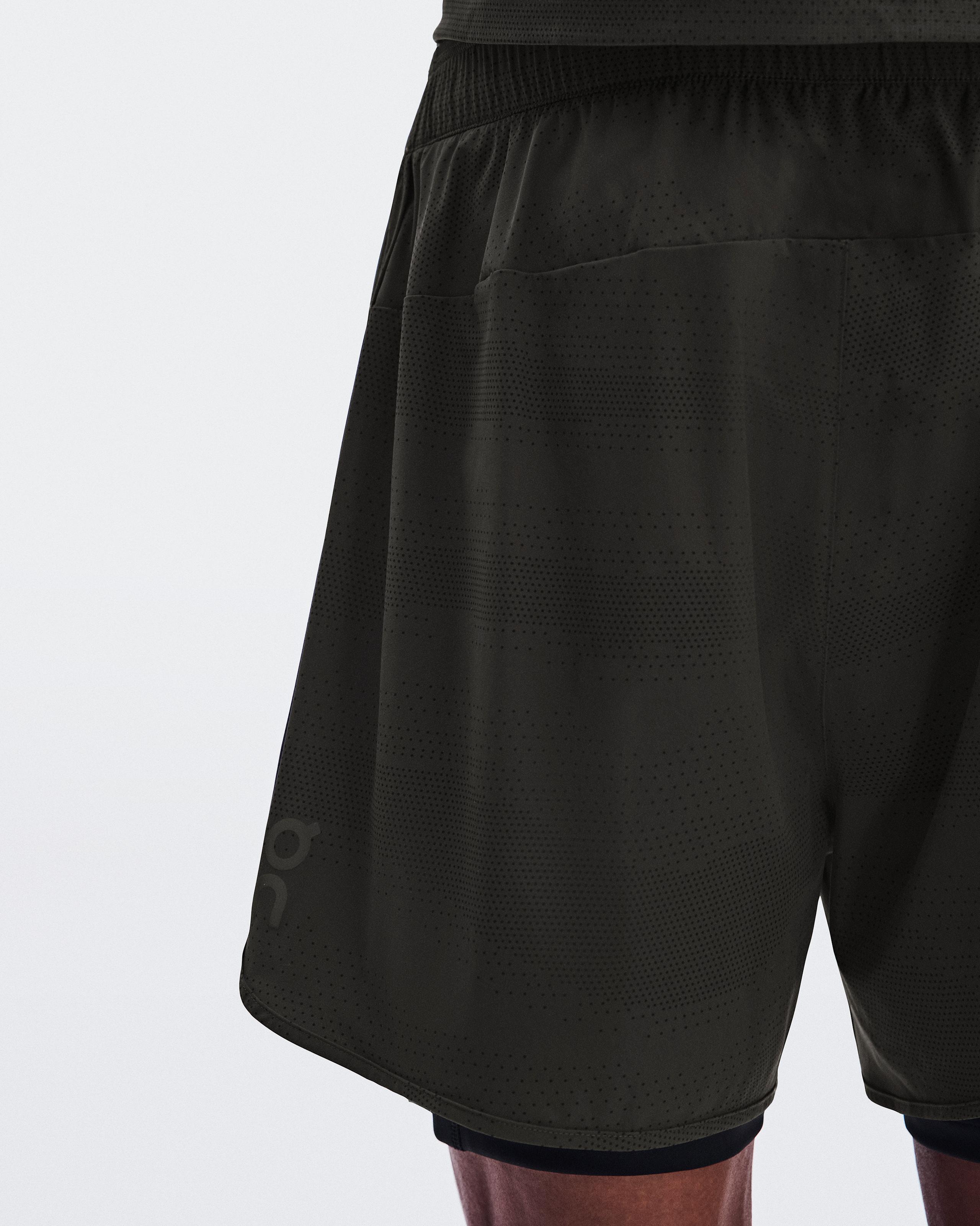 Мужские шорты 2-in-1 Shorts Erewhon, цвет Espresso / Black (эспрессо / чёрный) — фото 4