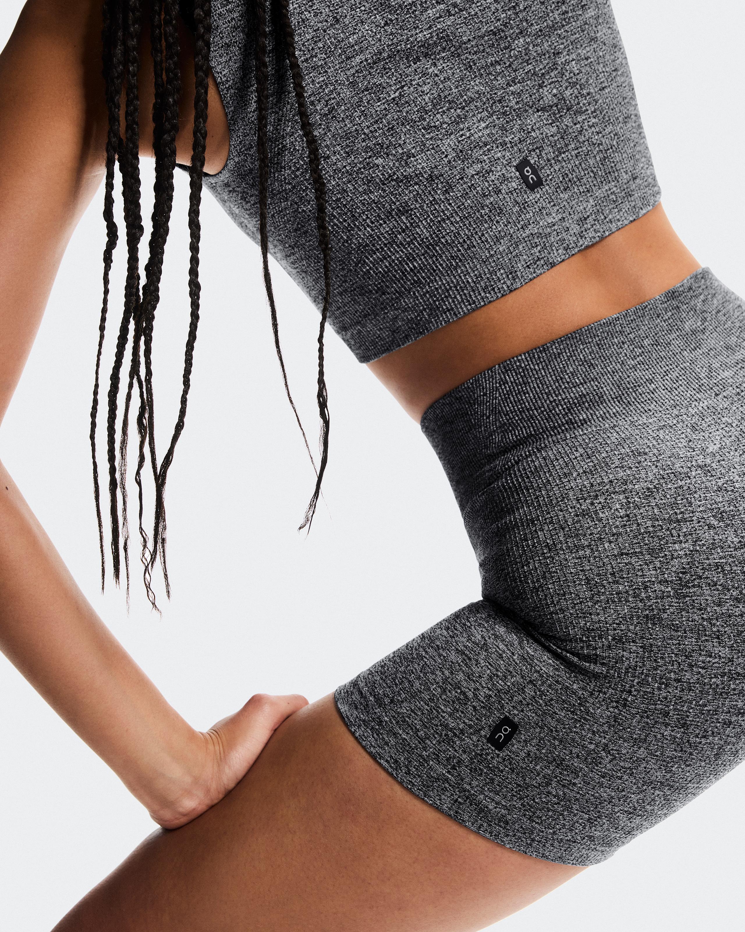 Женские шорты On Studio Knit Shorts, Graphite Heather — фото 5