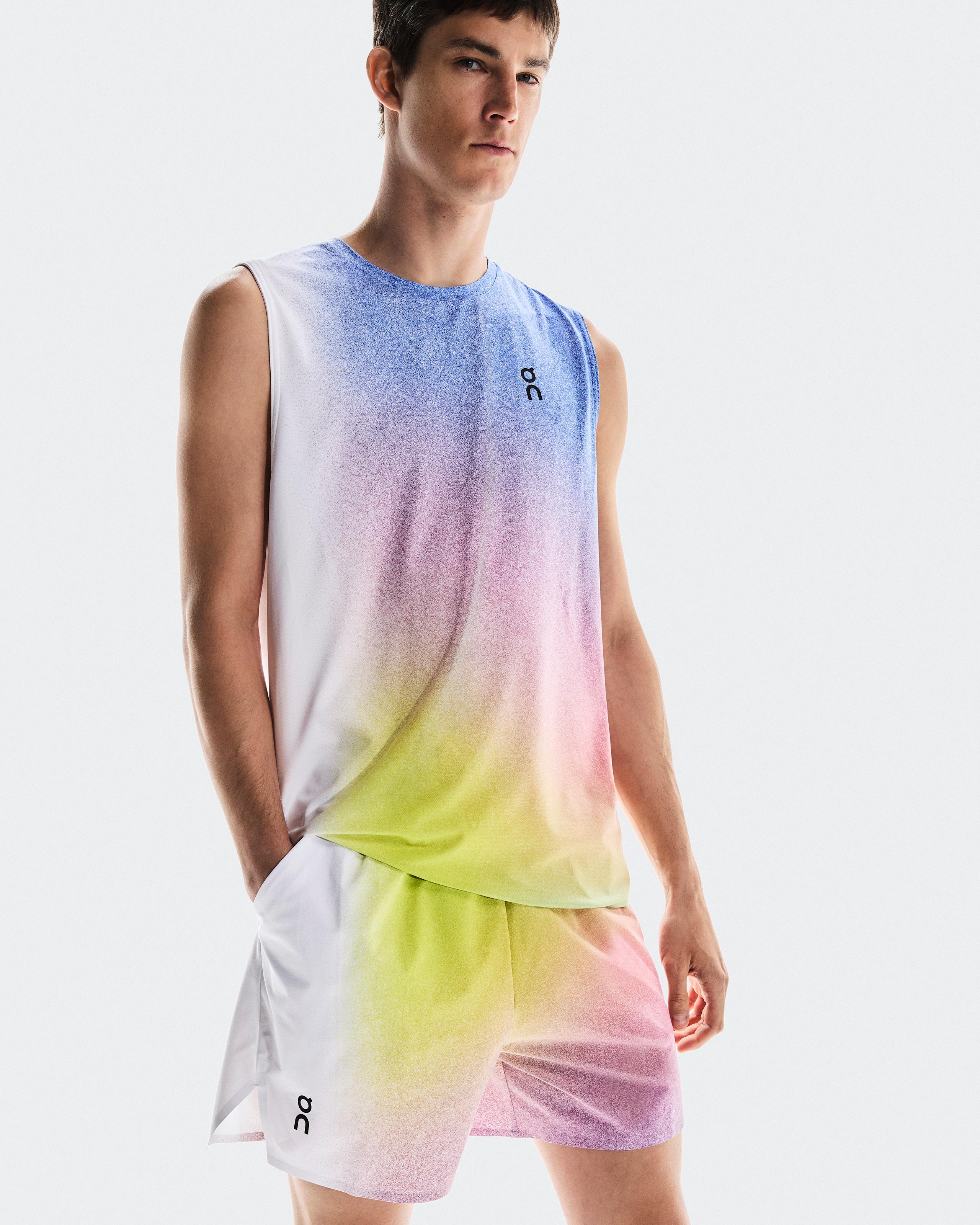Мужские шорты On Court Shorts, White / Indigo — фото 3