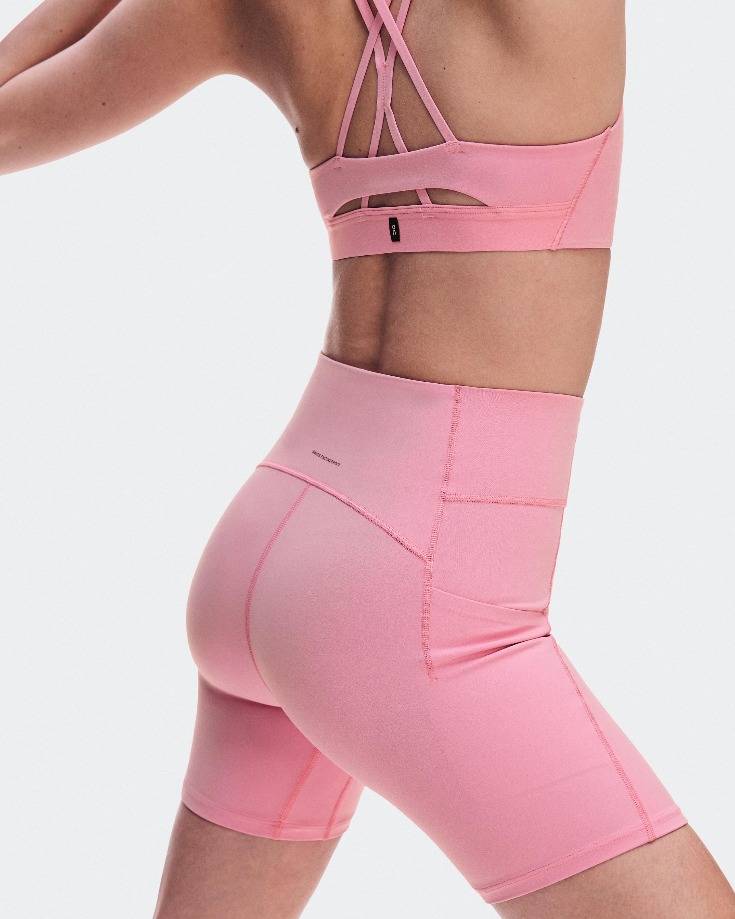Тайтсы On Studio Leggings Short 6" женские, магнолиево-кремовые — фото 7