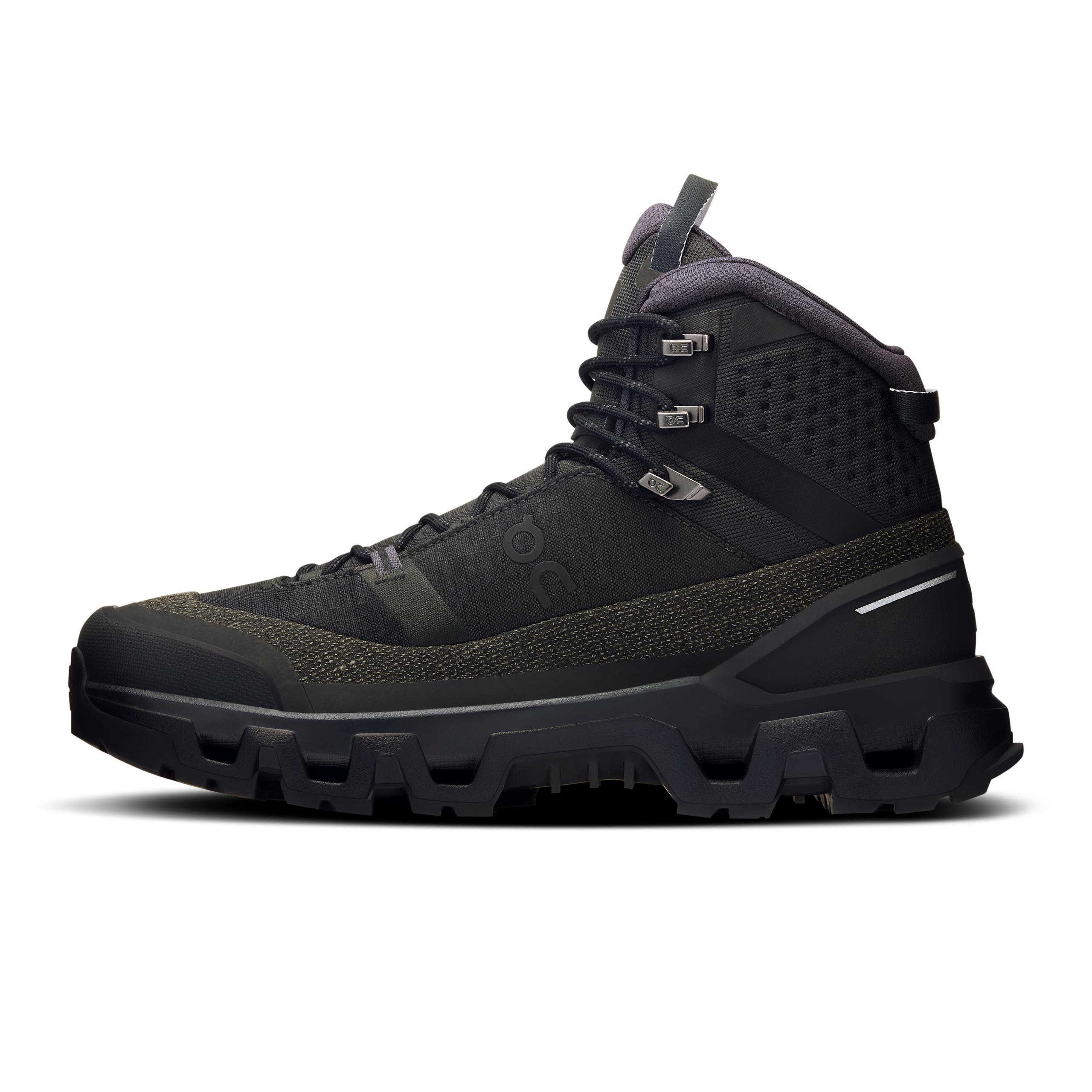 Мужские ботинки On Cloudrock Trek Waterproof, Black / Black — фото 4
