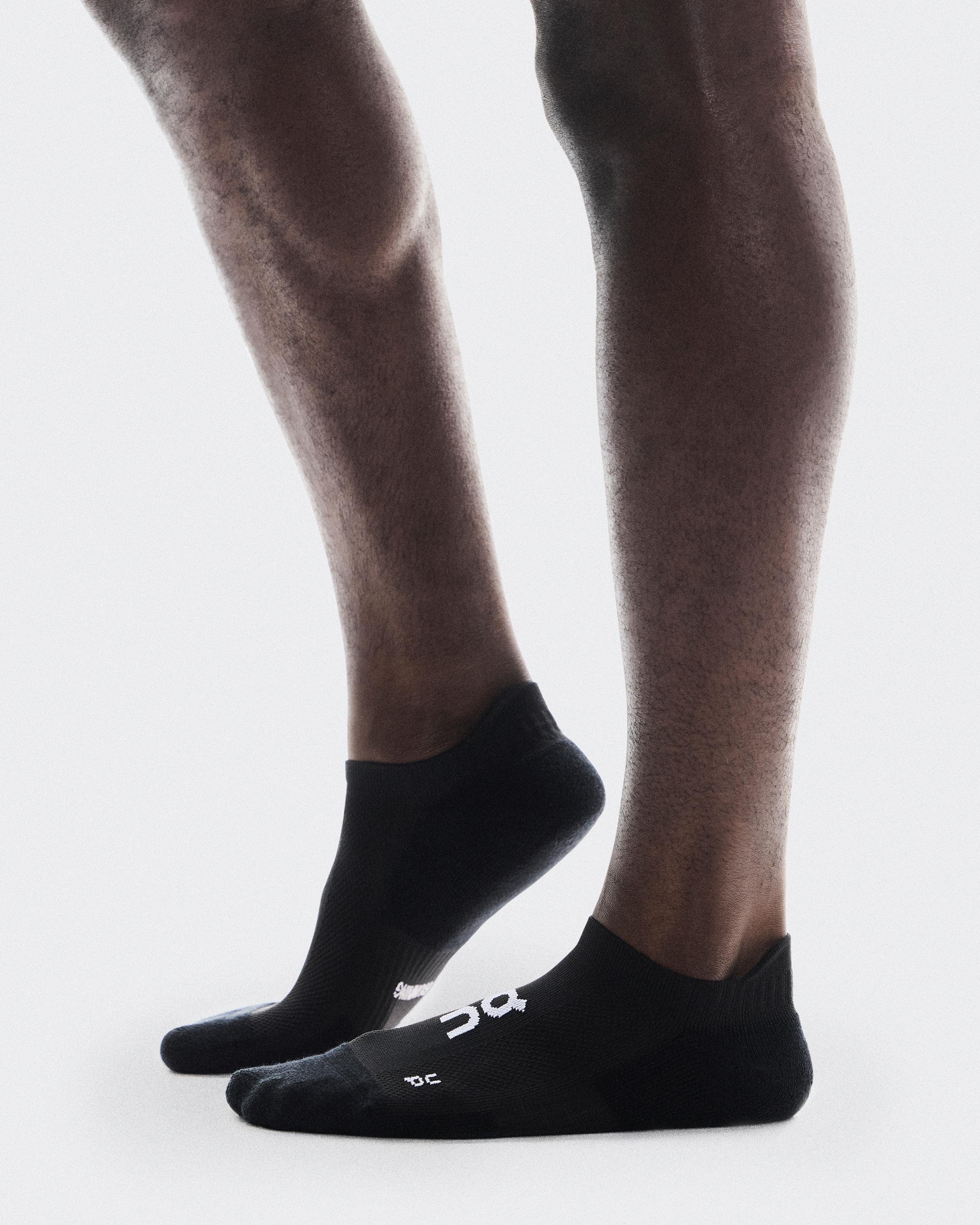 Носки Core Run Sock Low 2P, чёрные — фото 2