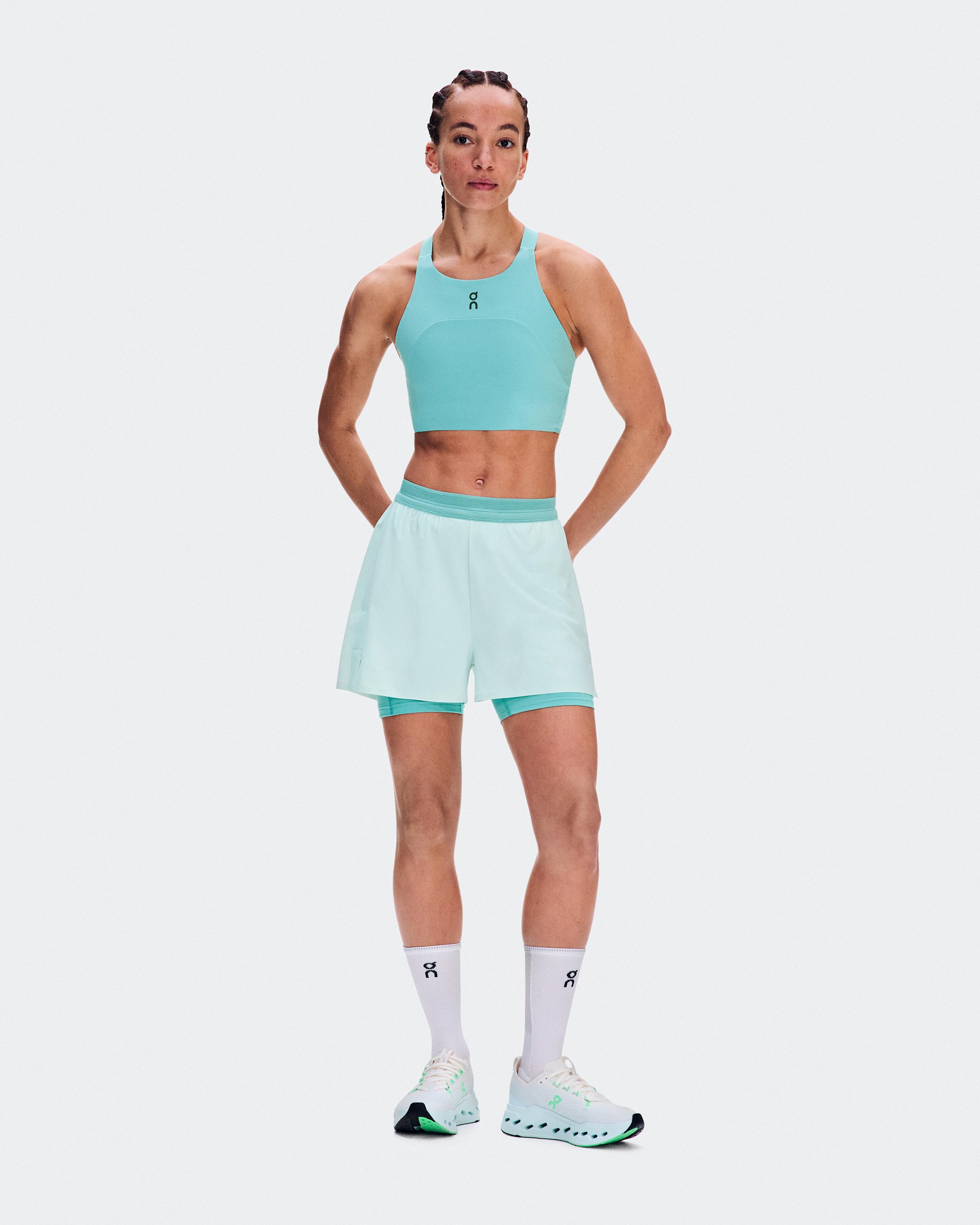 3" Performance 2/1 Shorts Flurry | Aquamarine