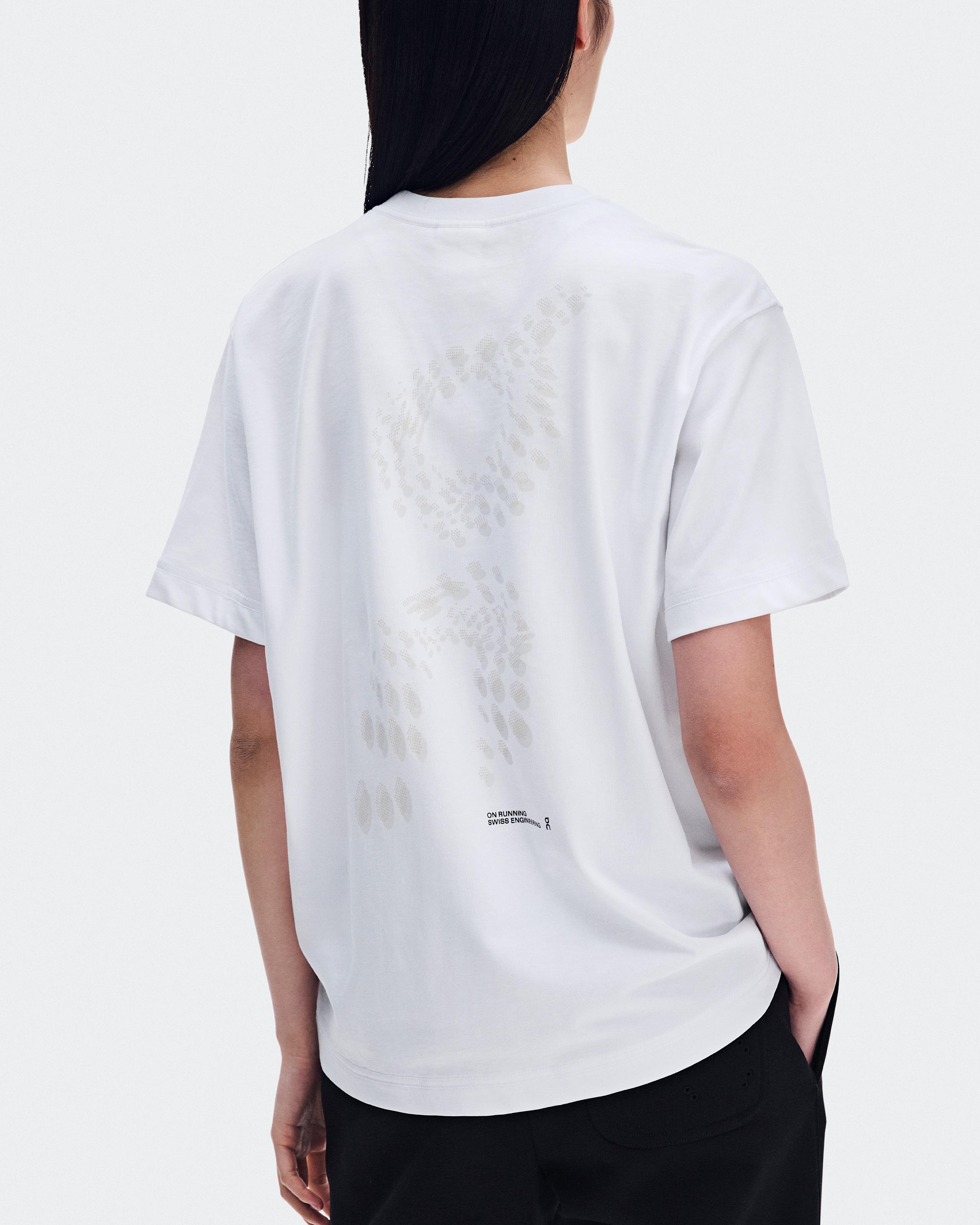 Женская футболка On Club Collective-T Runner, White — фото 5