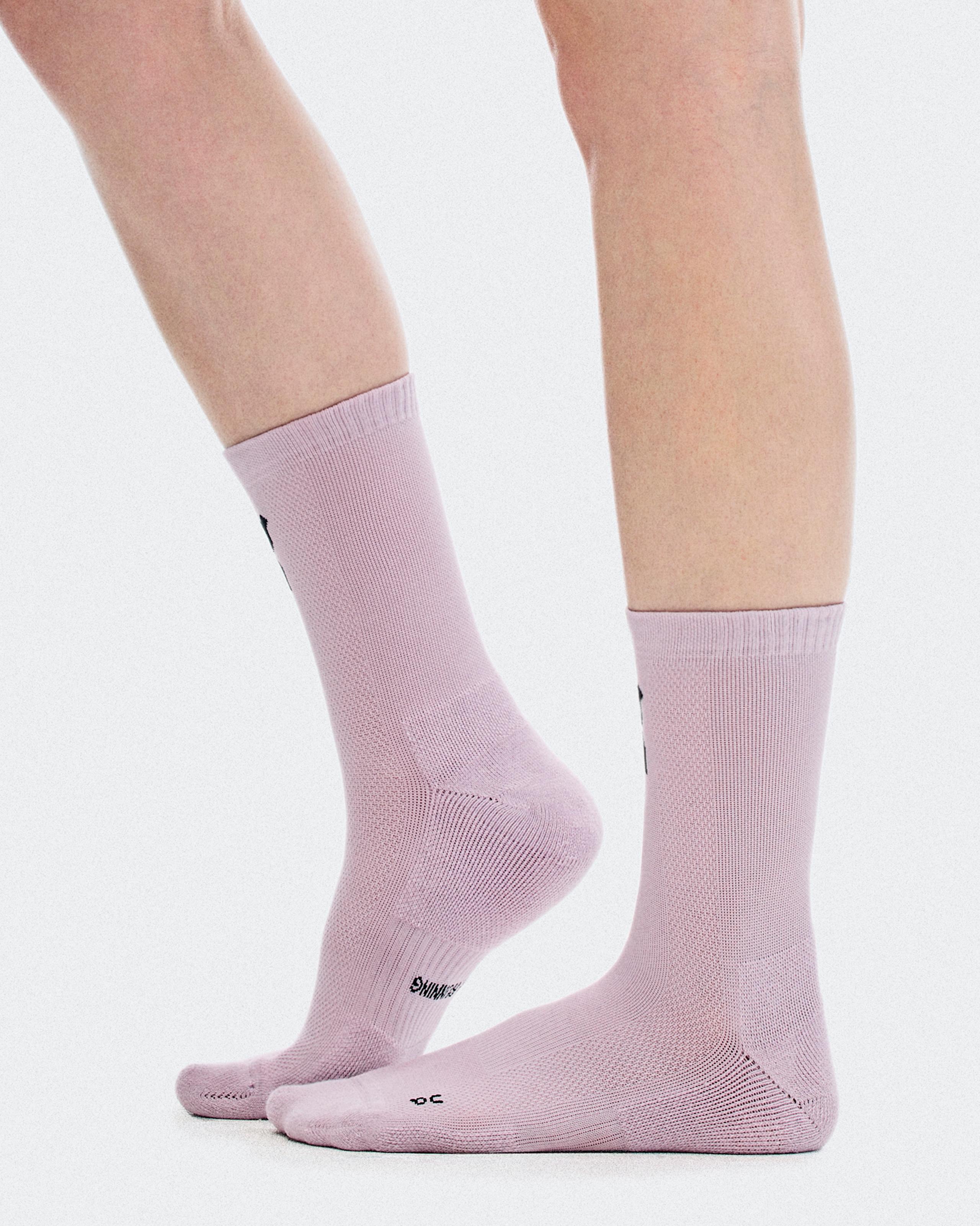 Носки On Core Run Sock High 2P, Foxglove / Mallow — фото 2