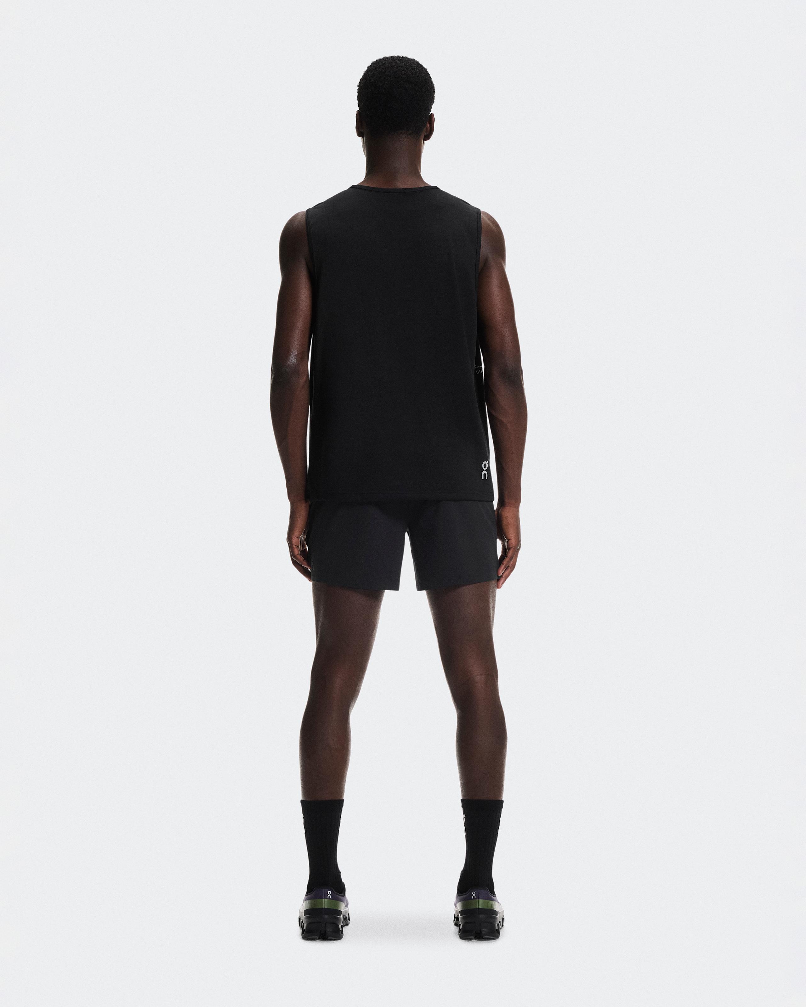 Мужская майка On Run Tank, Black — фото 2