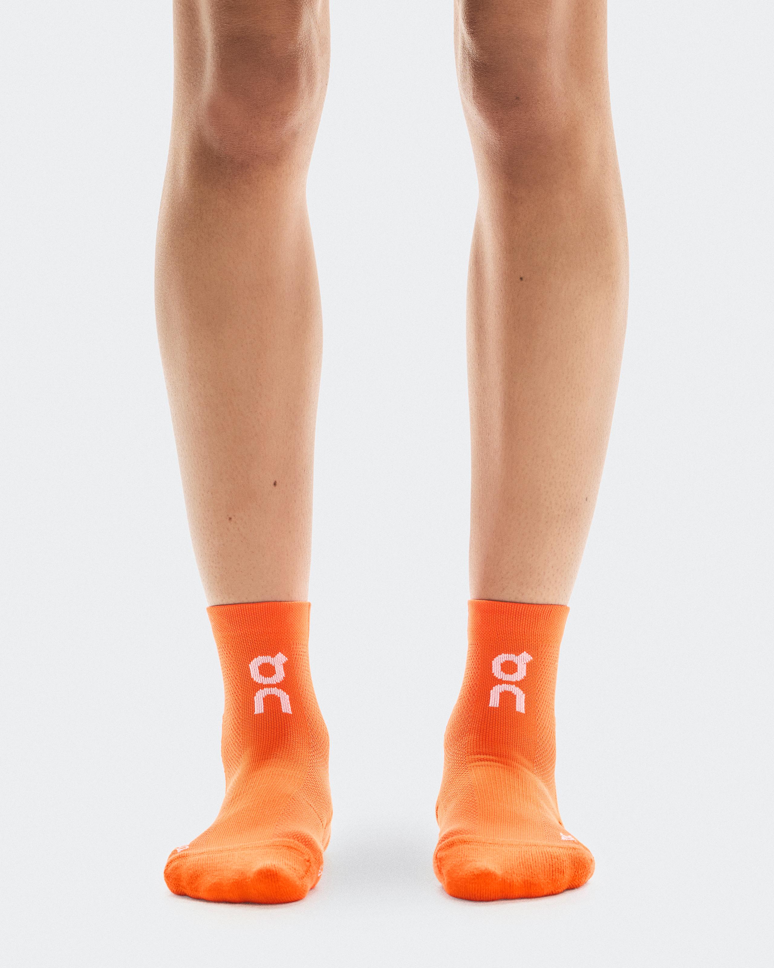 Core Run Sock Mid 2P Flame | Pink