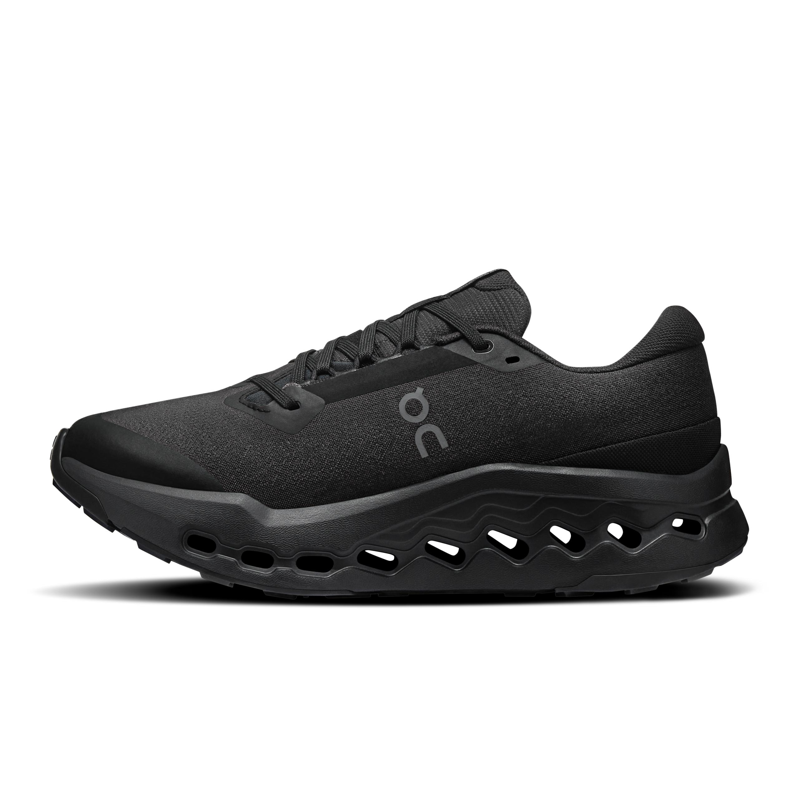 Женские кроссовки On Cloudsurfer Trail 2 Waterproof, Black / Black — фото 4