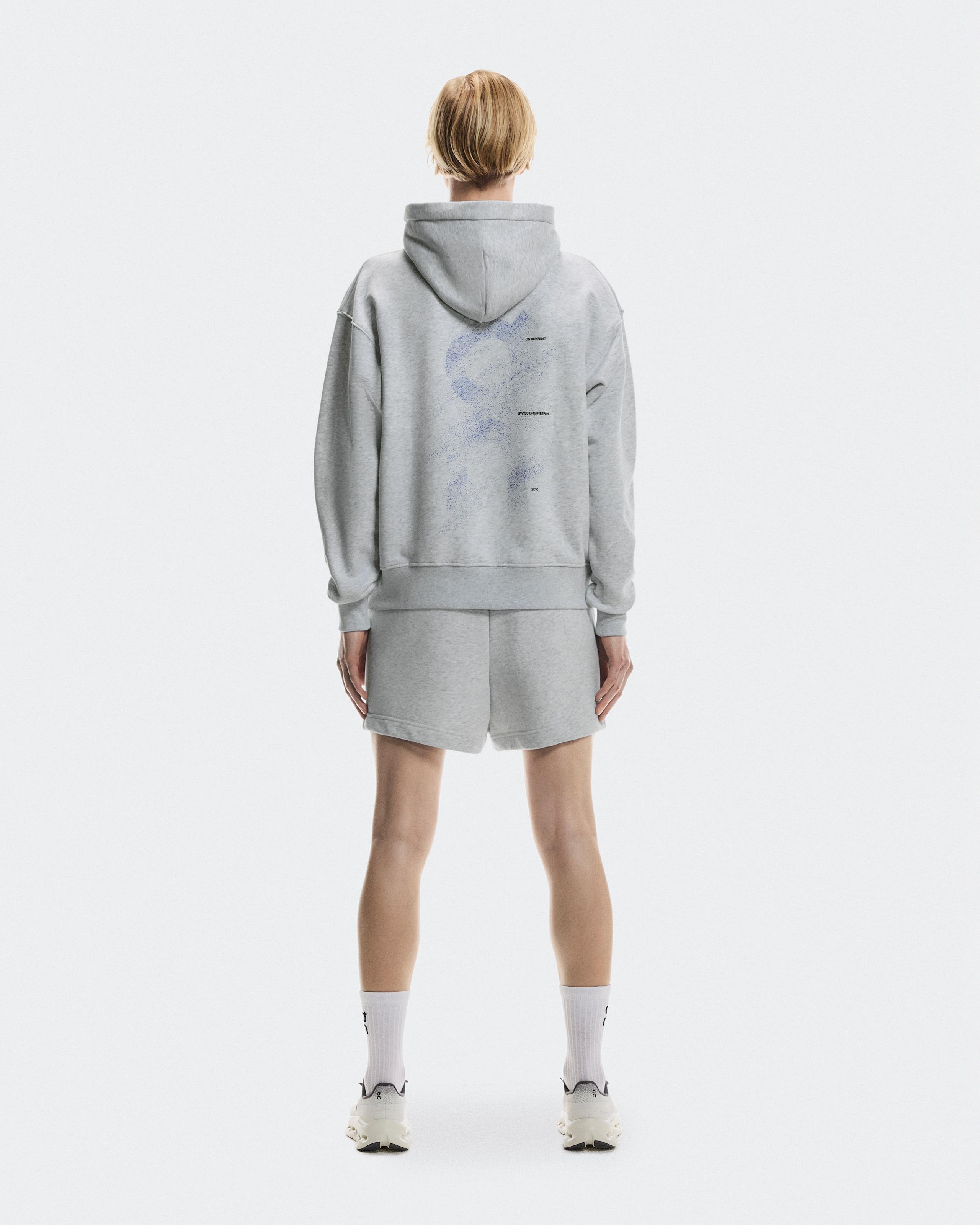 Женская худи On Club Hoodie Graphic, Heather — фото 2