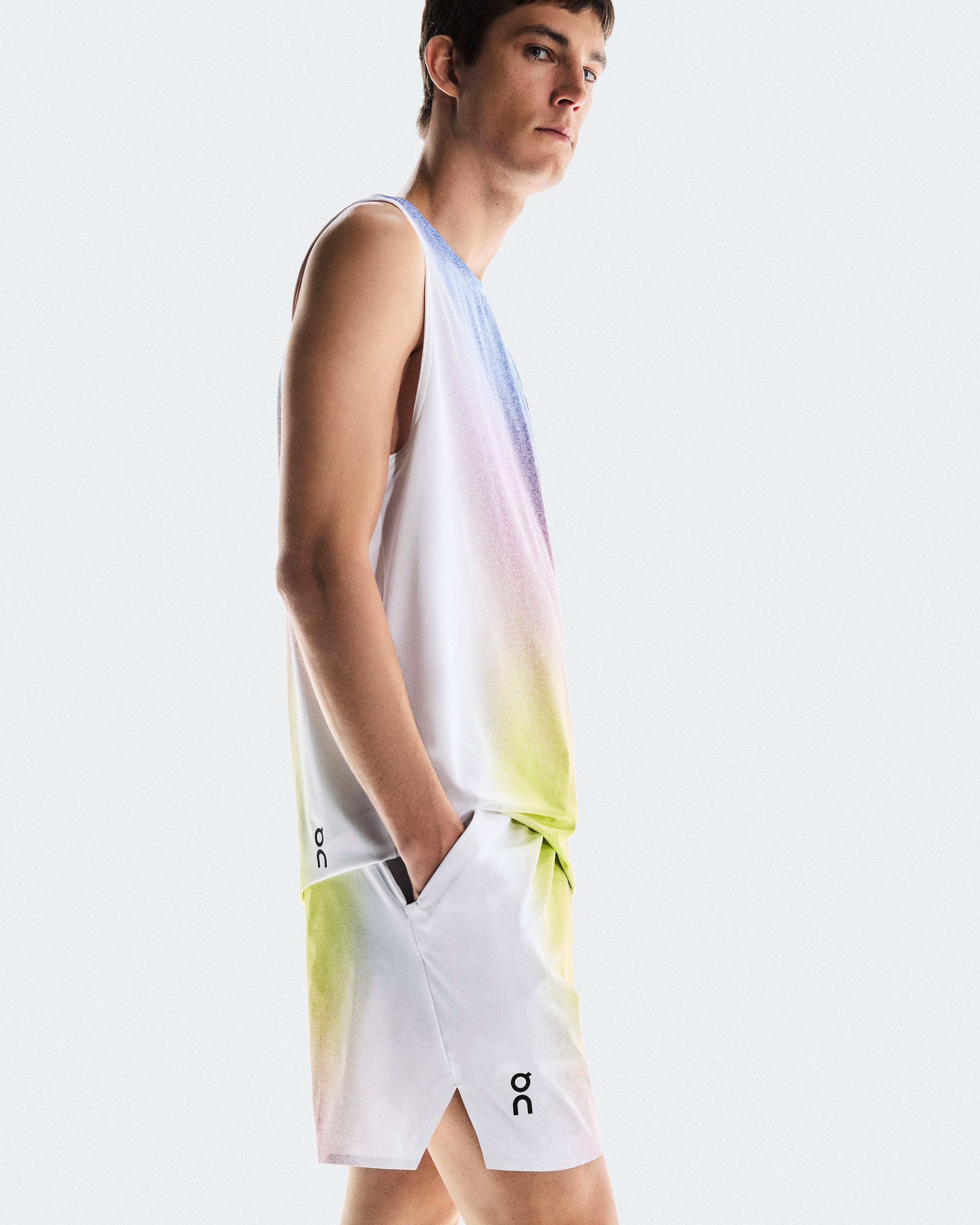 Мужские шорты On Court Shorts, White / Indigo — фото 6