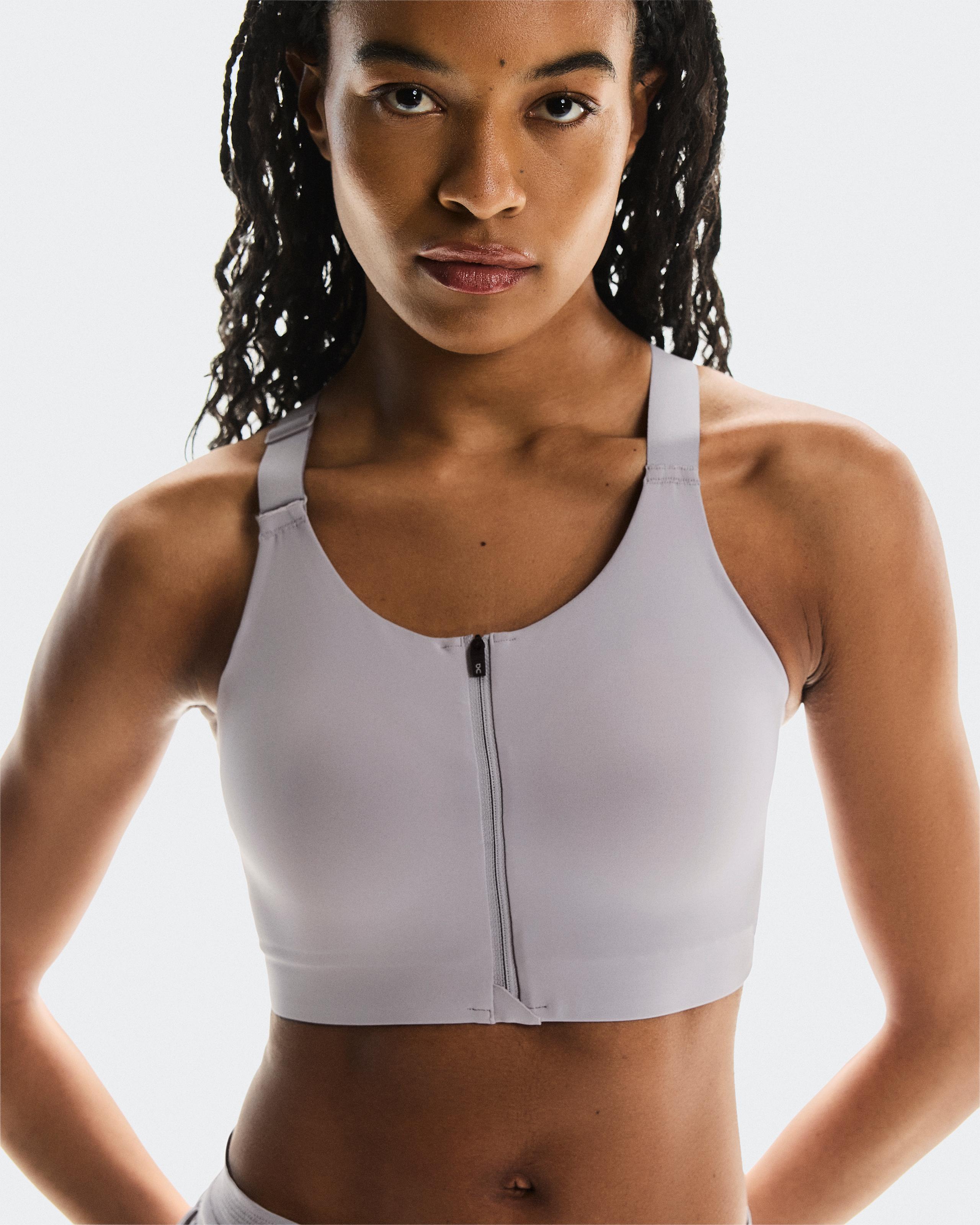 Спортивный бюстгальтер On Endurance Bra Zip, Lilac — фото 2